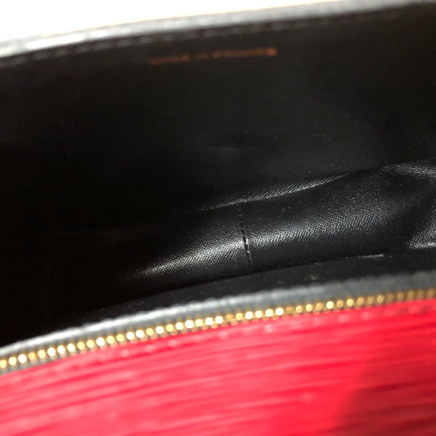 Louis Vuitton Red Leather Shoulder Bag