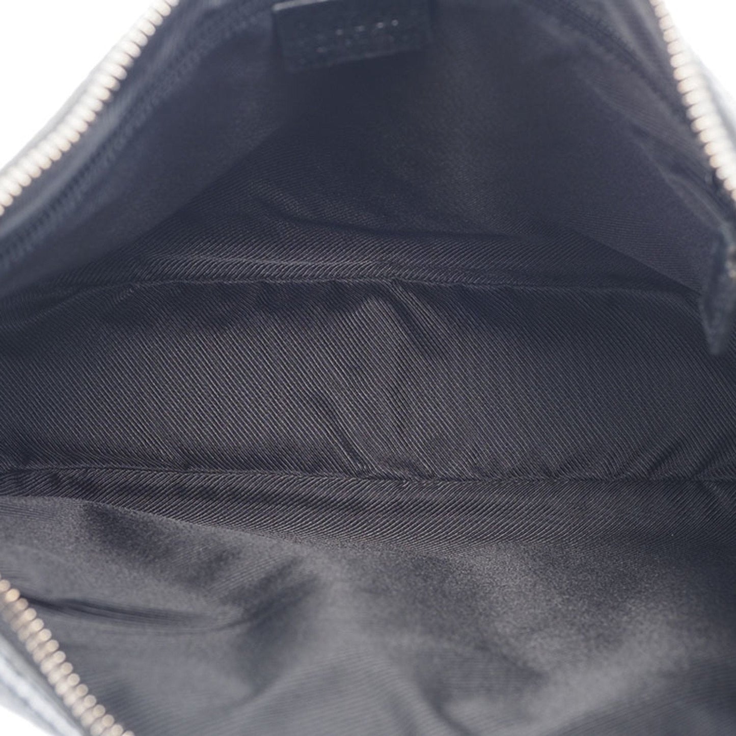 Gucci Gg Canvas Black Canvas Leather Shoulder Bag