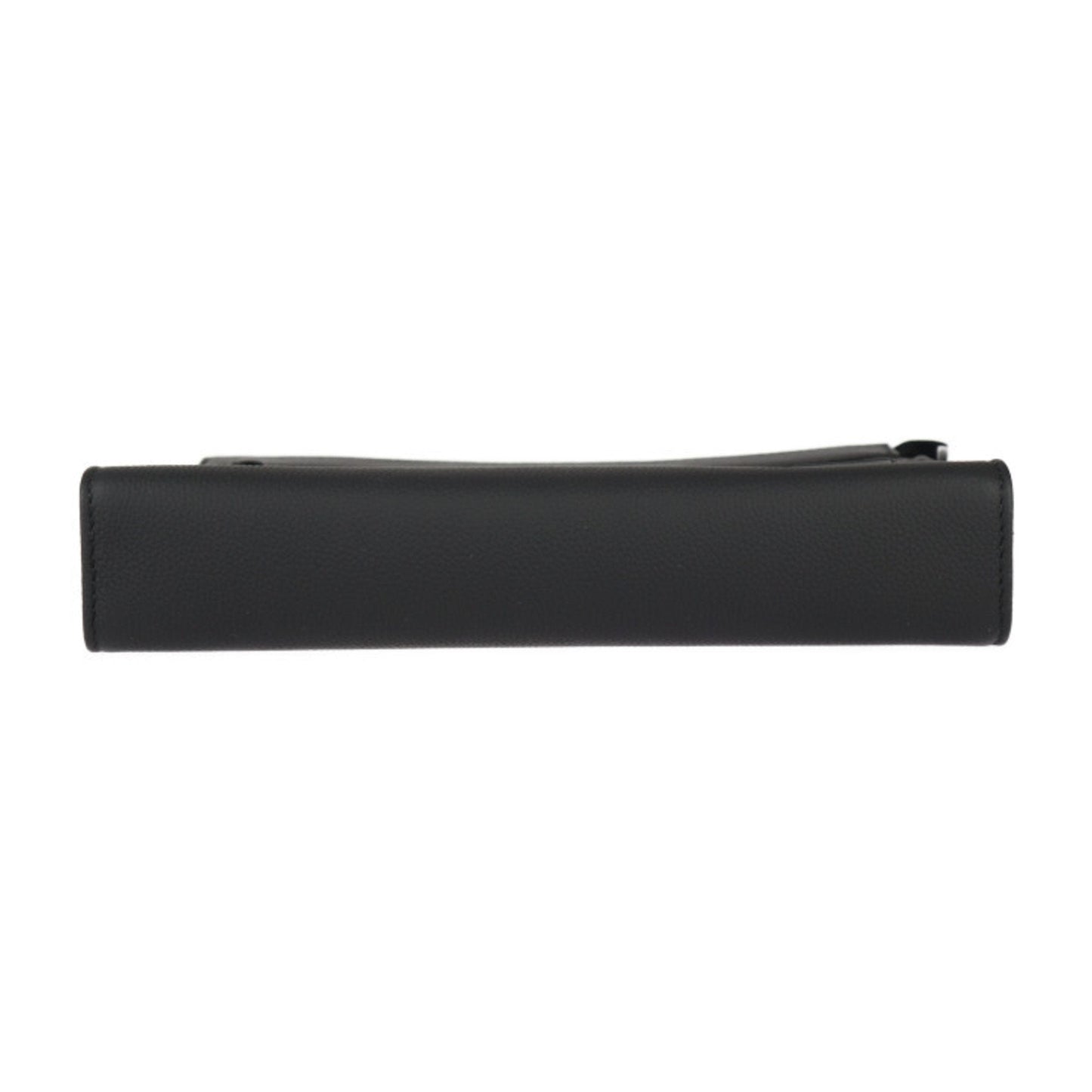 Louis Vuitton Black Leather Clutch Bag Handbag Shoulder Bag
