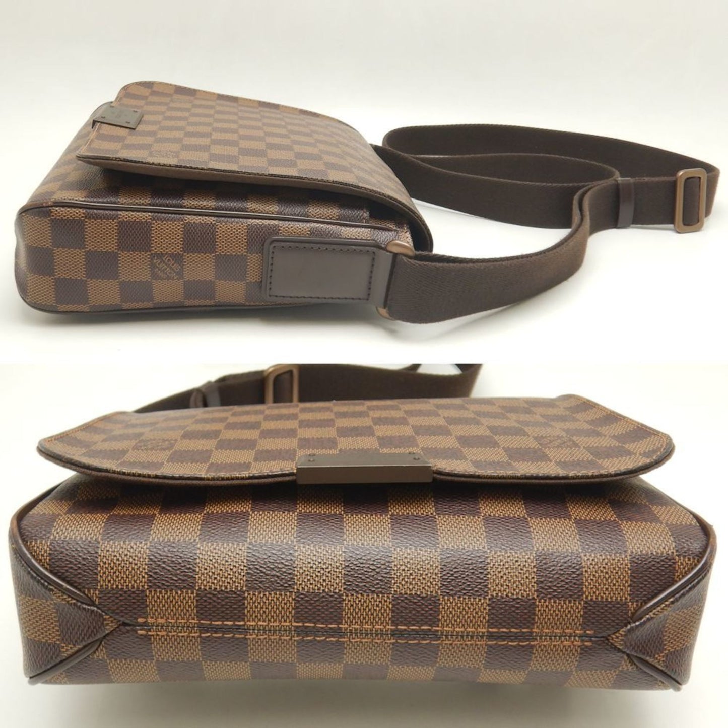 Louis Vuitton Damier Canvas Ebene Pvc Shoulder Bag