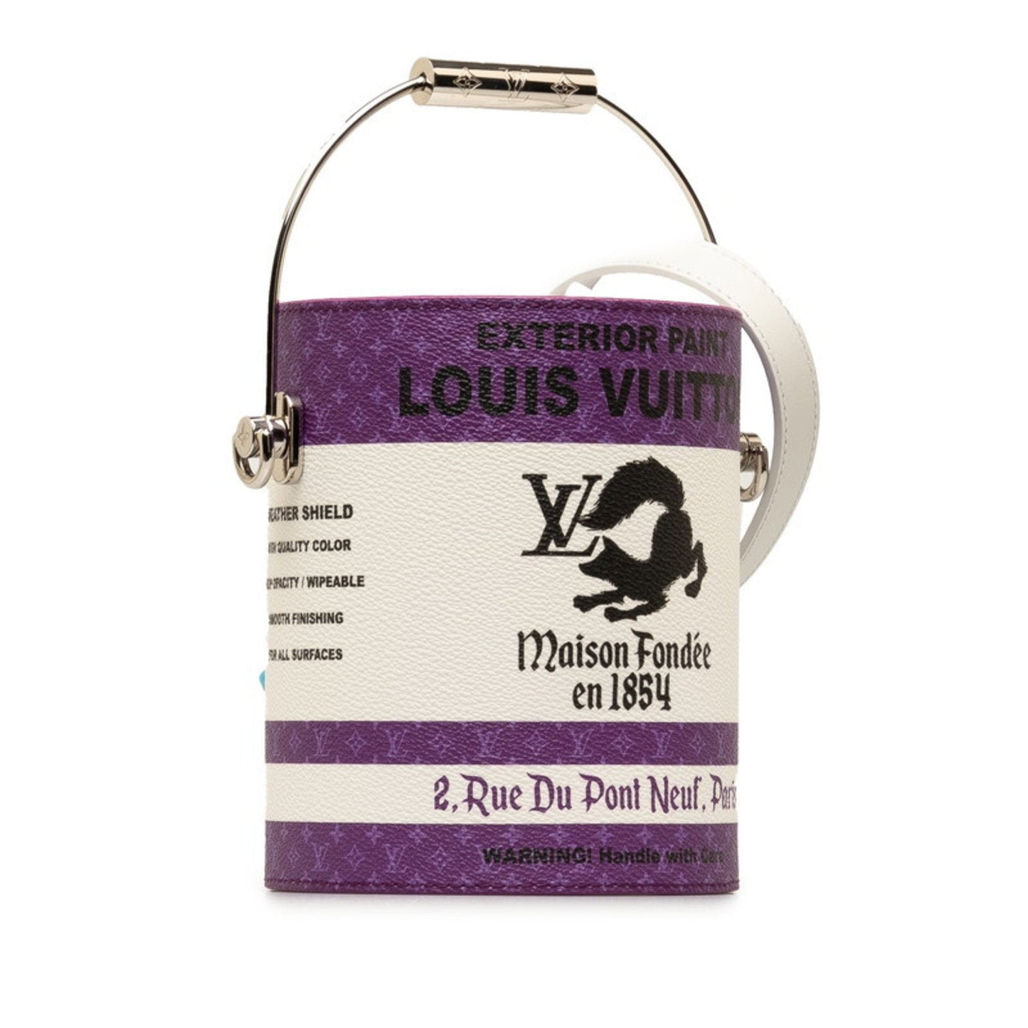 Louis Vuitton Purple Canvas Shoulder Bag