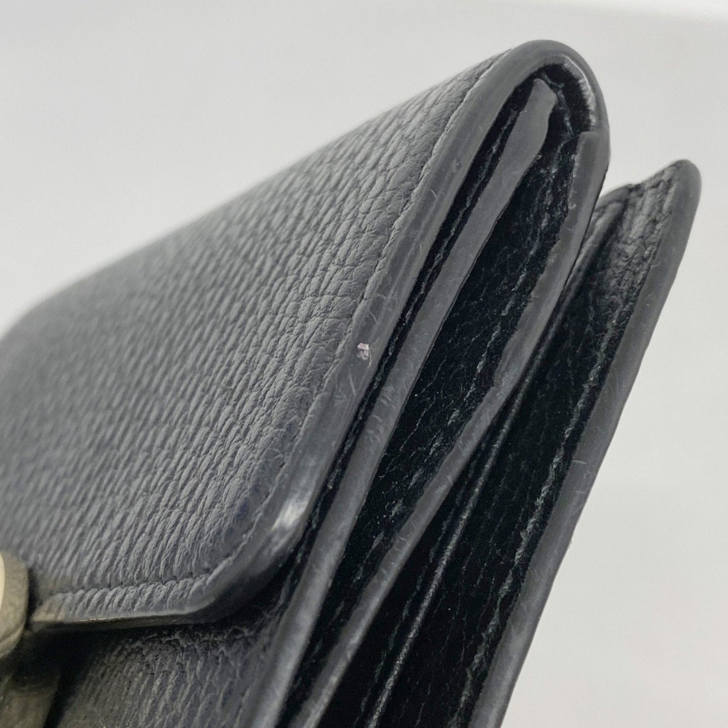 Gucci Black Leather Wallet (Bi-Fold)