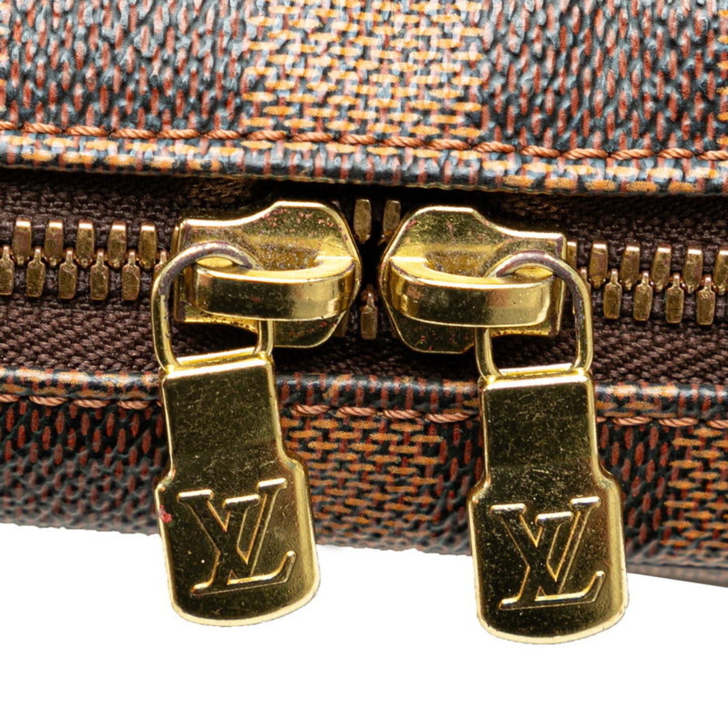Louis Vuitton Brown Pvc Leather Shoulder Bag