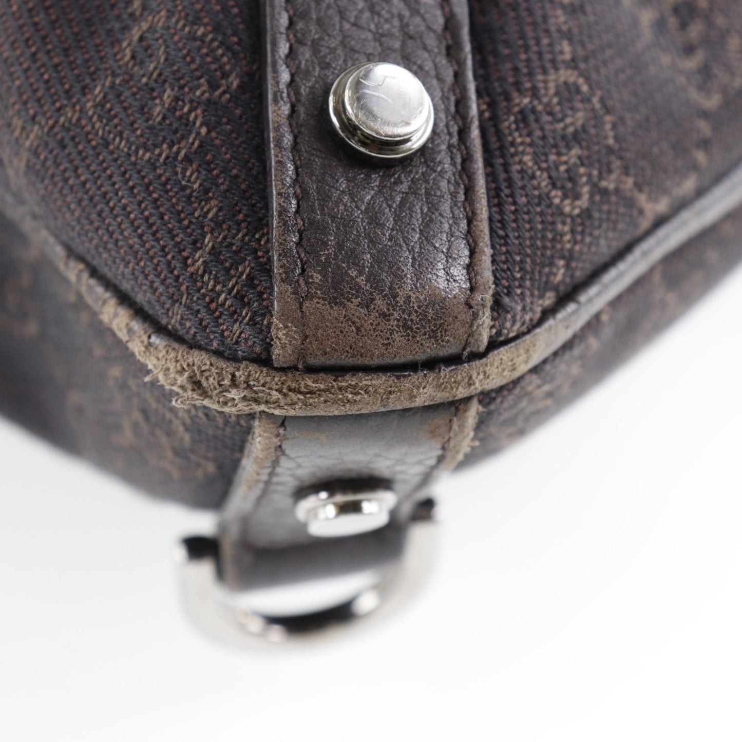 Gucci Abbey Brown Gg Canvas Shoulder Bag