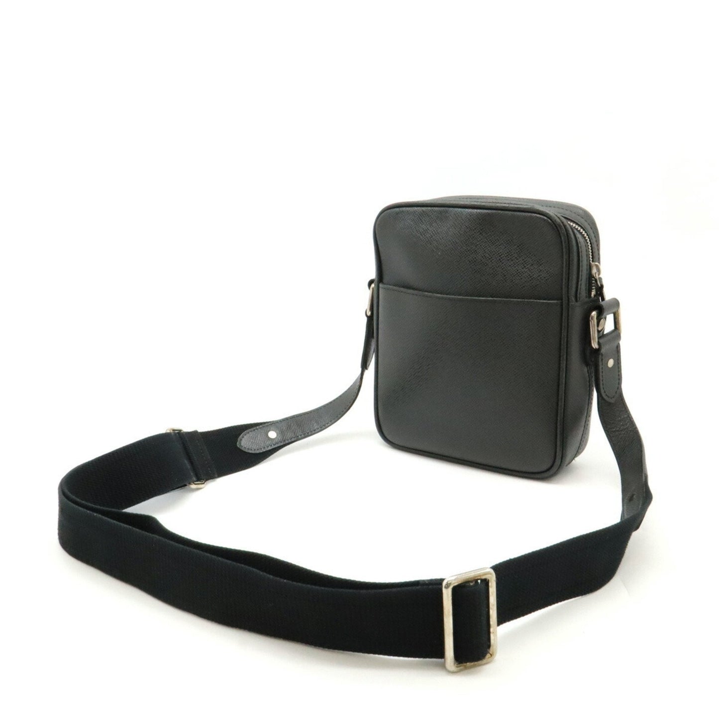 Louis Vuitton Ardoise Black Taiga Leather Shoulder Bag