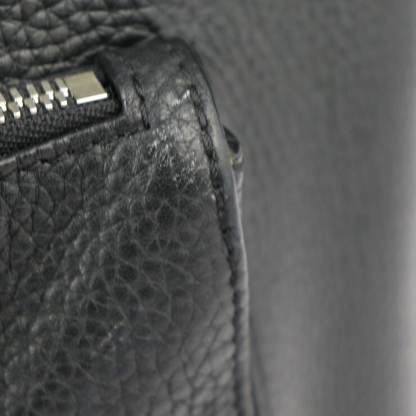 Louis Vuitton Black Leather Shoulder Bag