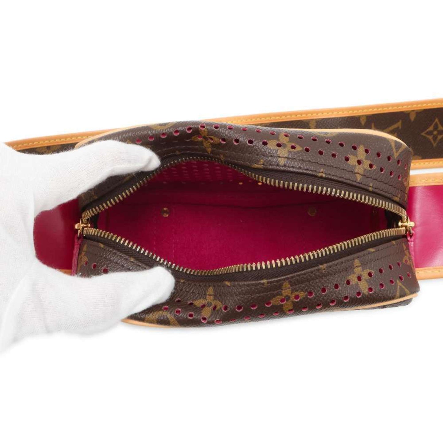 Louis Vuitton Monogram Perfo Fuchsia Monogram Monogram Perforated Shoulder Bag