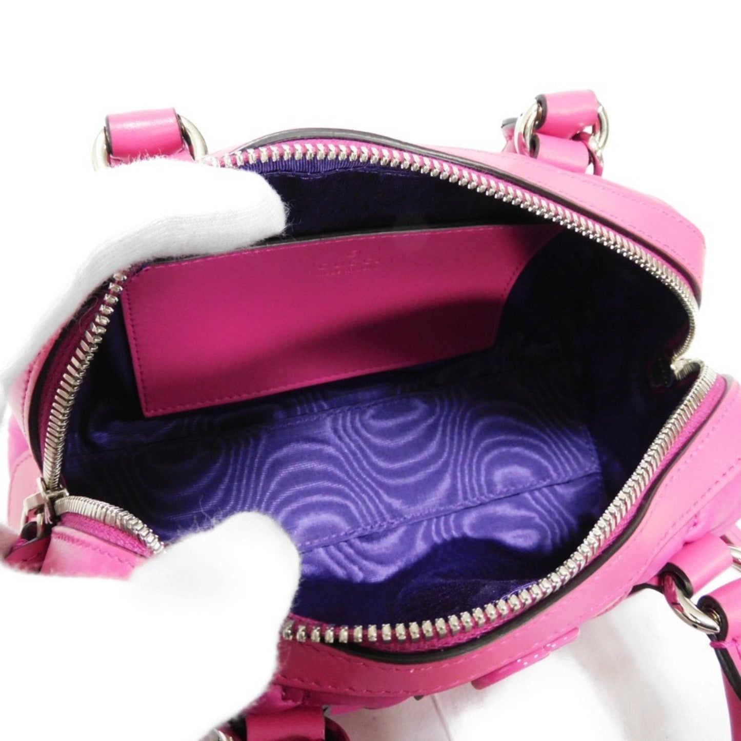 Gucci Pink Nylon Handbag