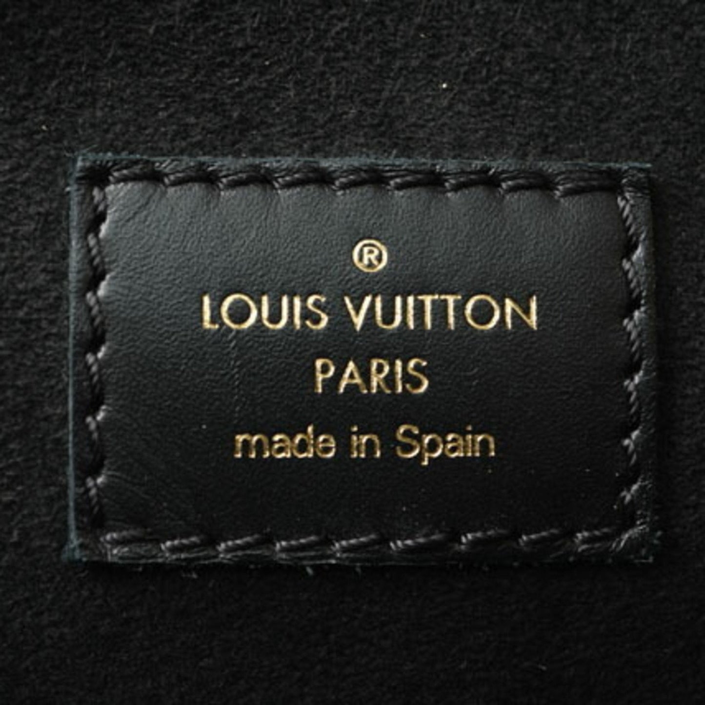 Louis Vuitton Black Monogram Empreinte Leather Backpack