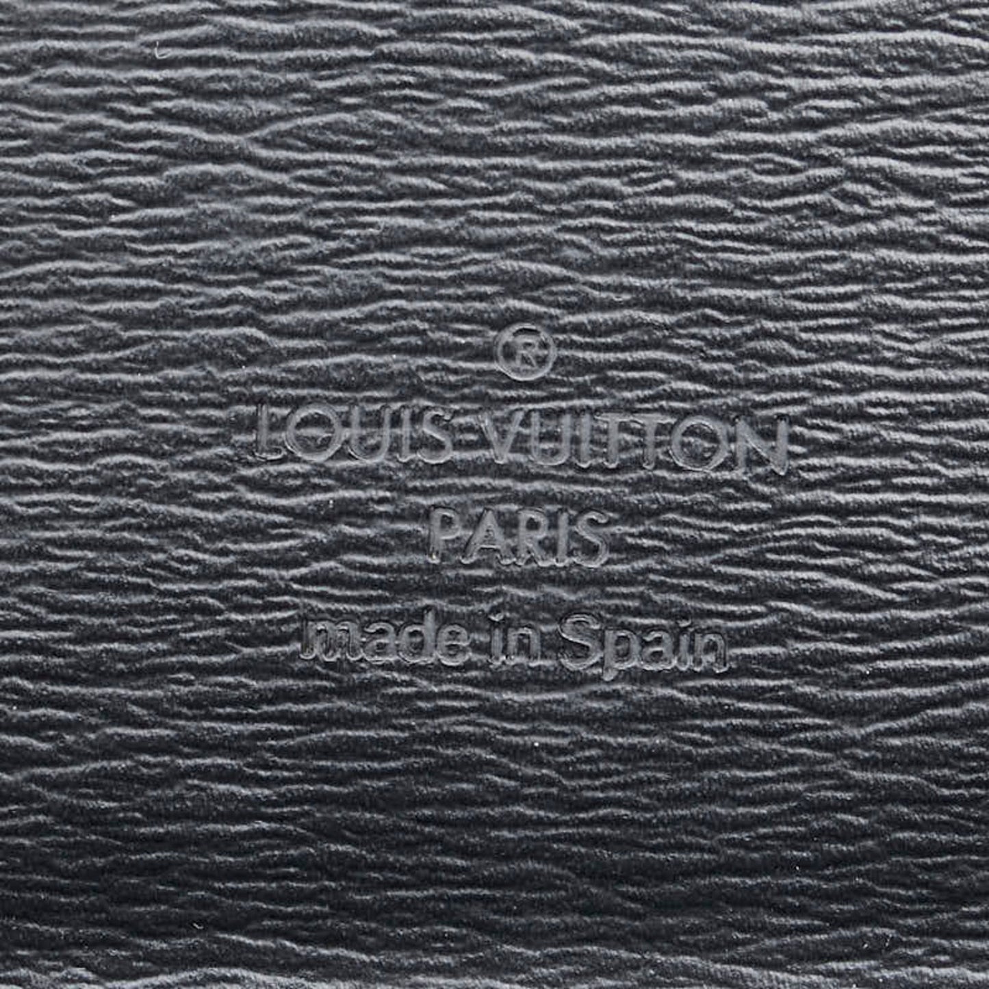 Louis Vuitton Black Noir Epi Leather Shoulder Bag