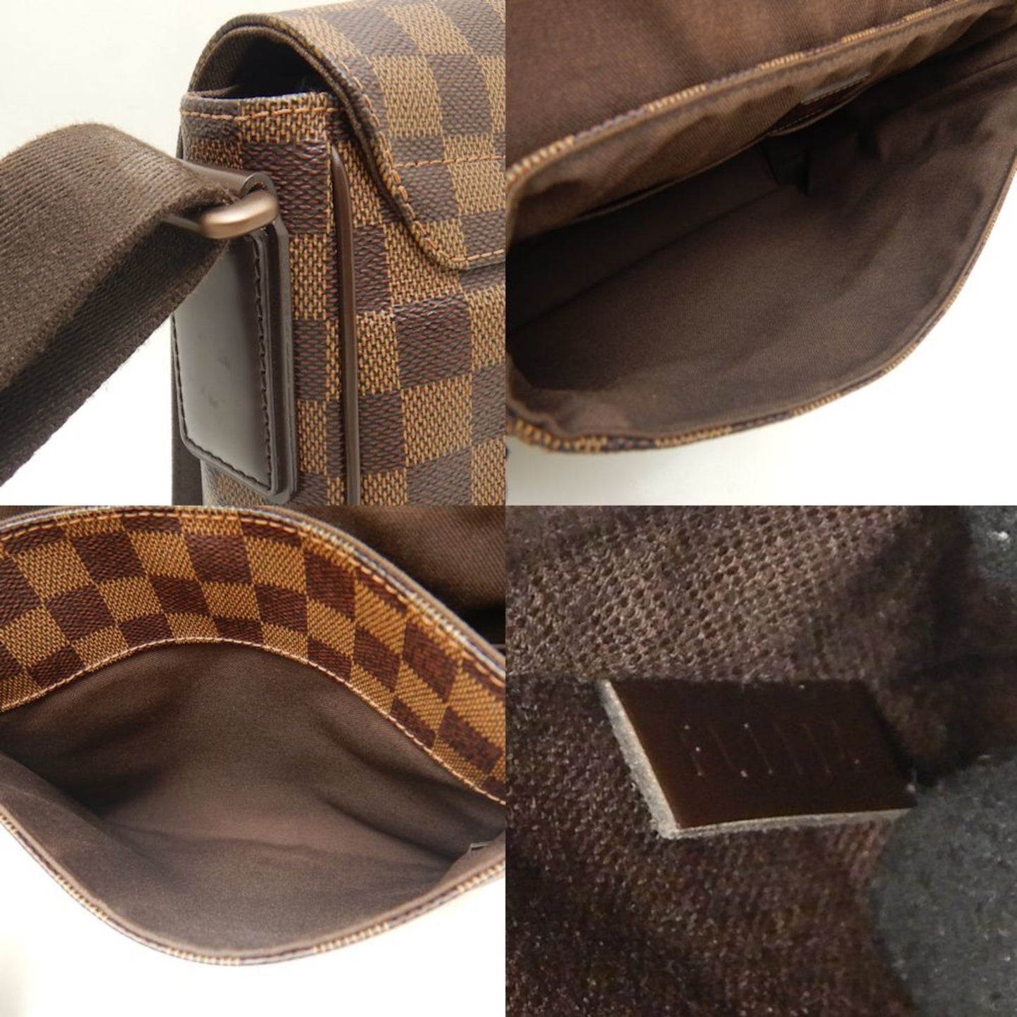Louis Vuitton Damier Canvas Ebene Pvc Shoulder Bag