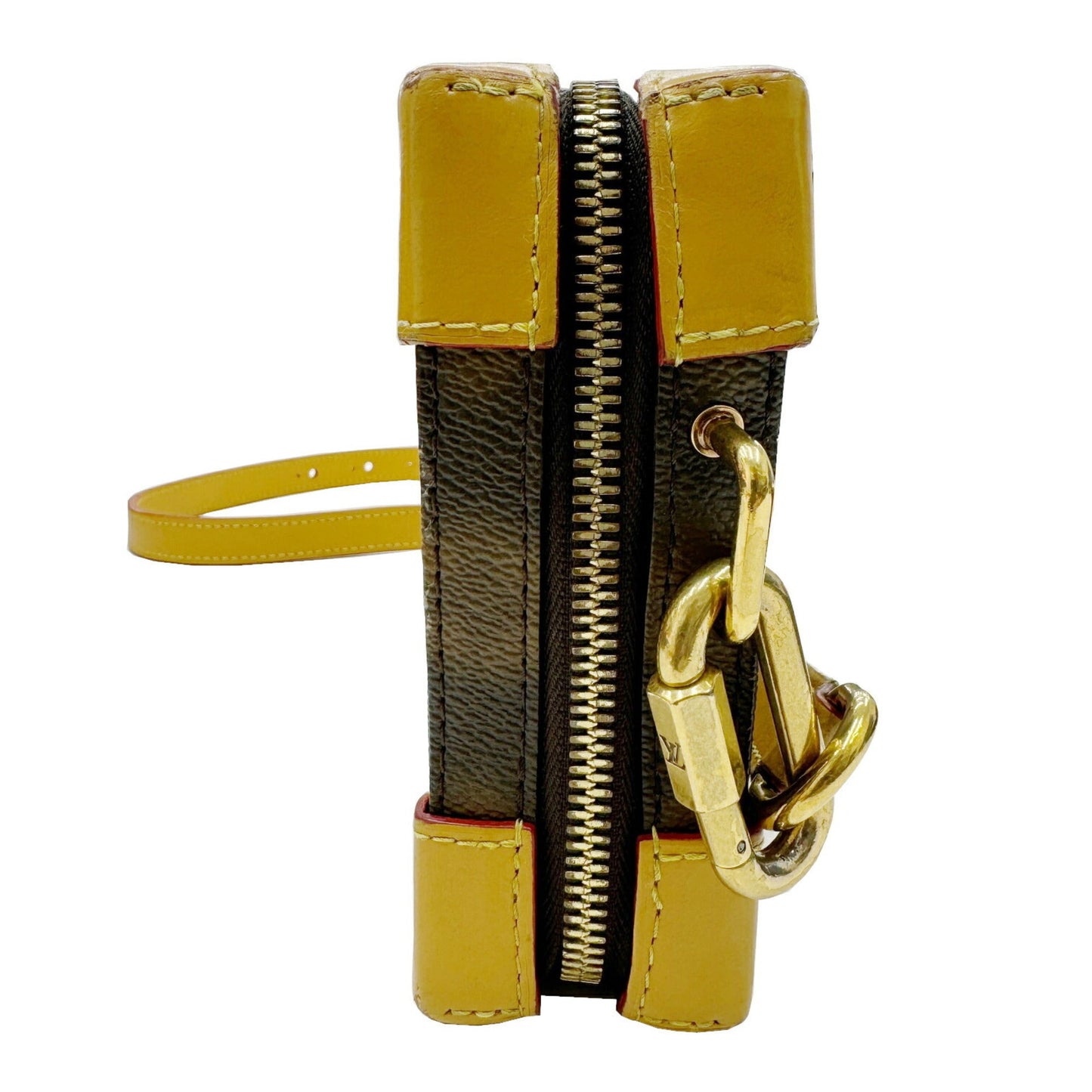 Louis Vuitton Brown Pvc Leather Shoulder Bag