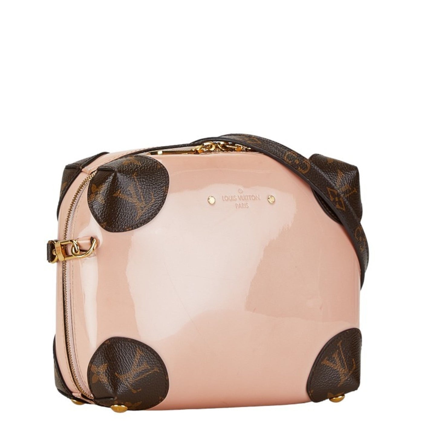 Louis Vuitton Pink Rose Ballerine Patent Leather Leather Shoulder Bag
