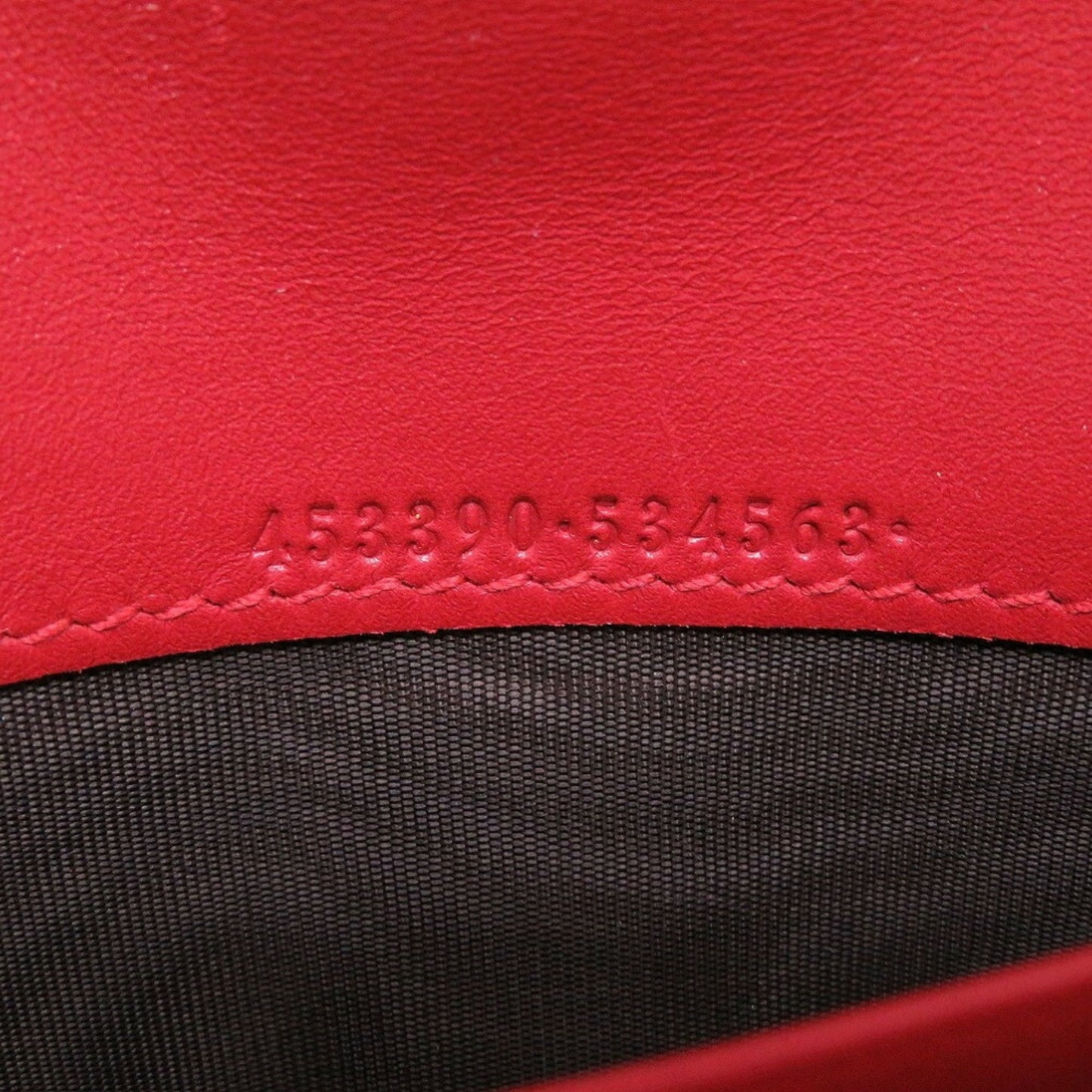 Gucci Red Color Leather Coin Purse/Coin Case