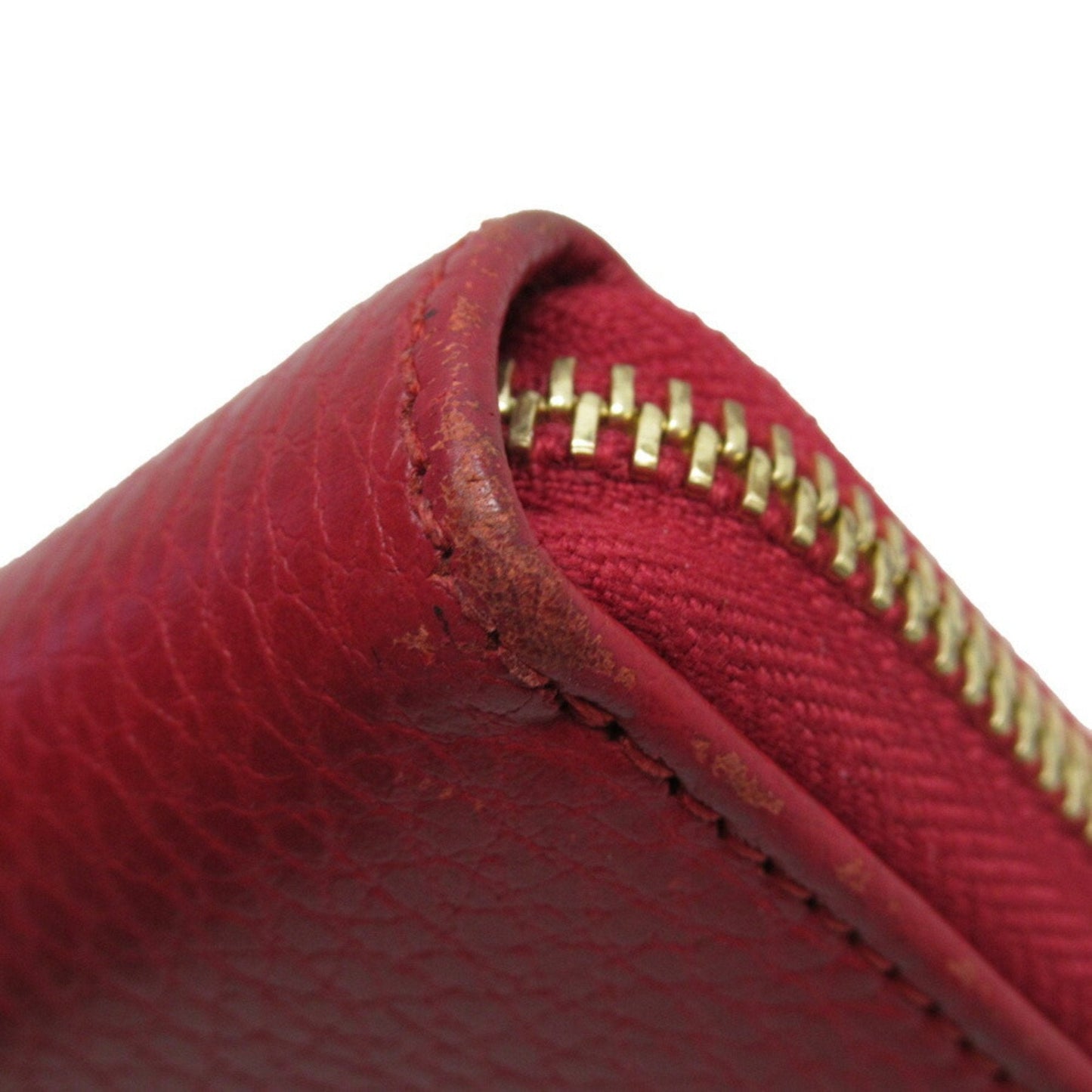 Gucci Red Color Leather Coin Purse/Coin Case