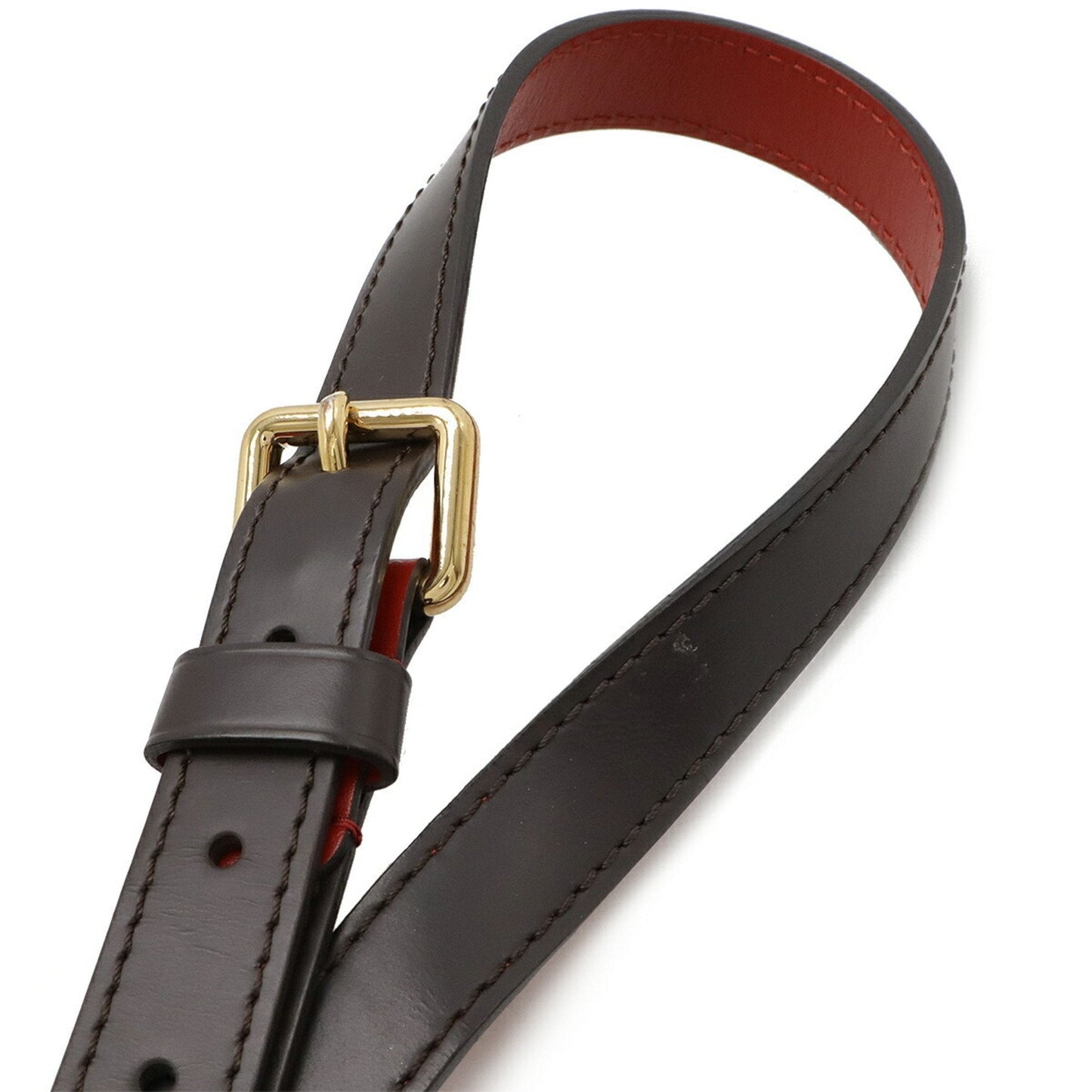 Louis Vuitton Brown Red Color Pvc Shoulder Bag