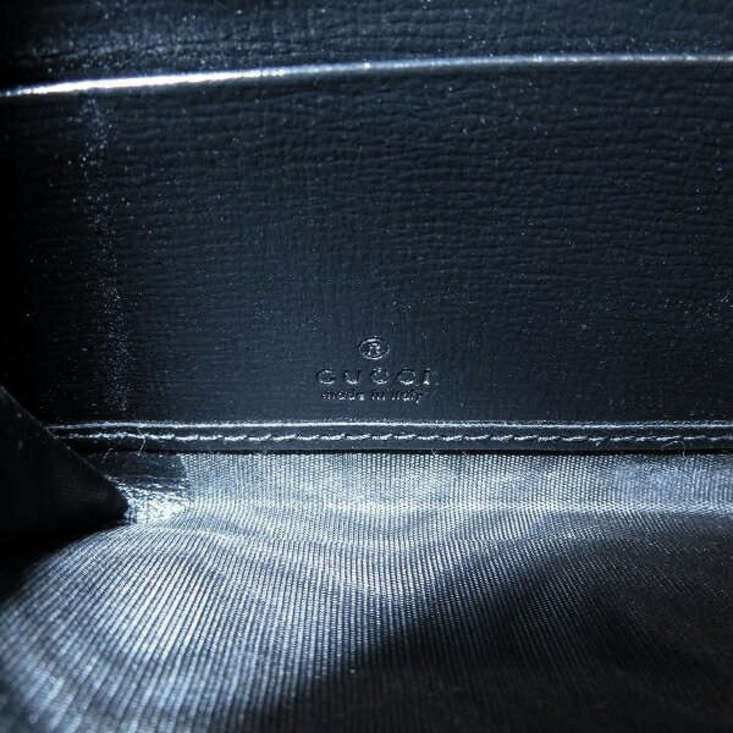 Gucci Black Coated Canvas Long Wallet (Bi-Fold)