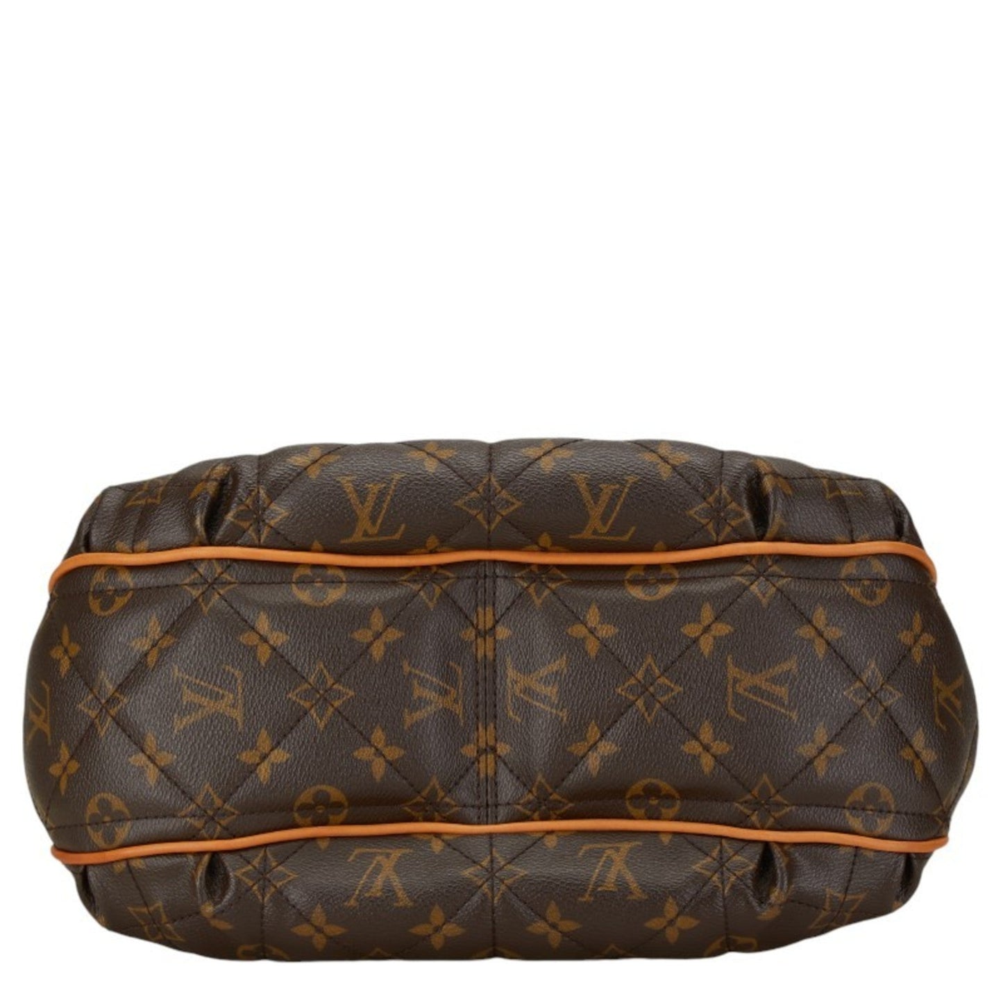 Louis Vuitton Brown Pvc Leather Shoulder Bag