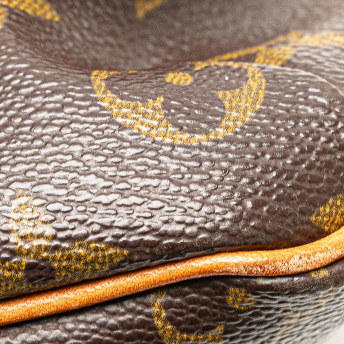 Louis Vuitton Brown Pvc Leather Shoulder Bag