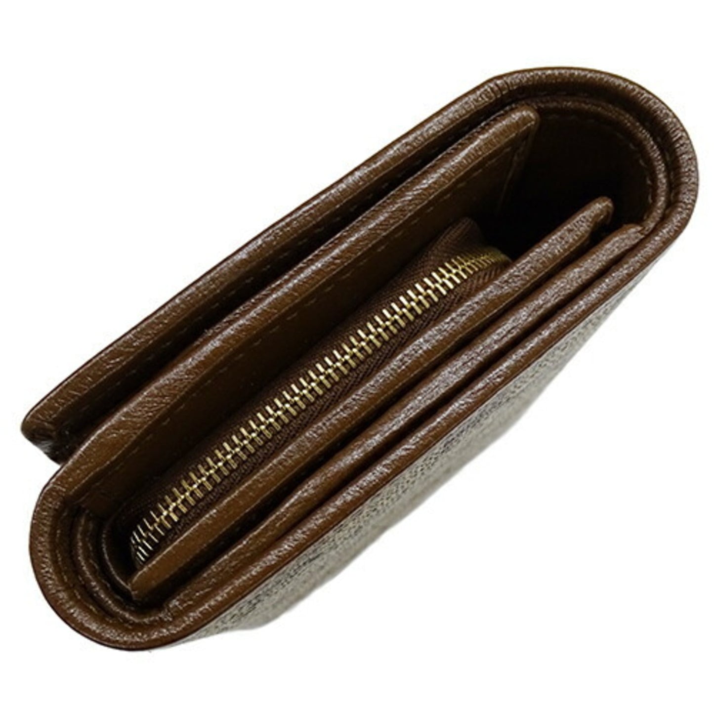 Gucci Brown Gg Supreme Wallet (Bi-Fold)