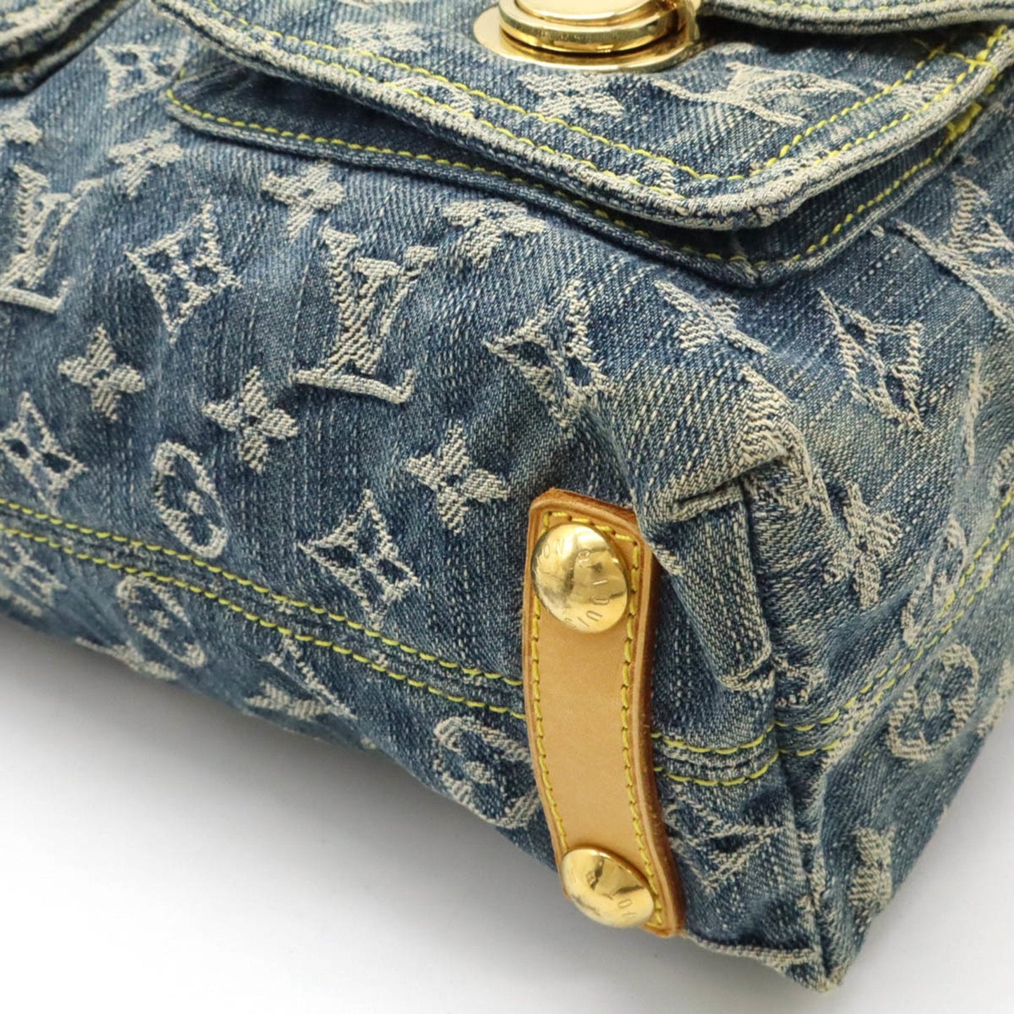 Louis Vuitton Blue Monogram Denim Shoulder Bag