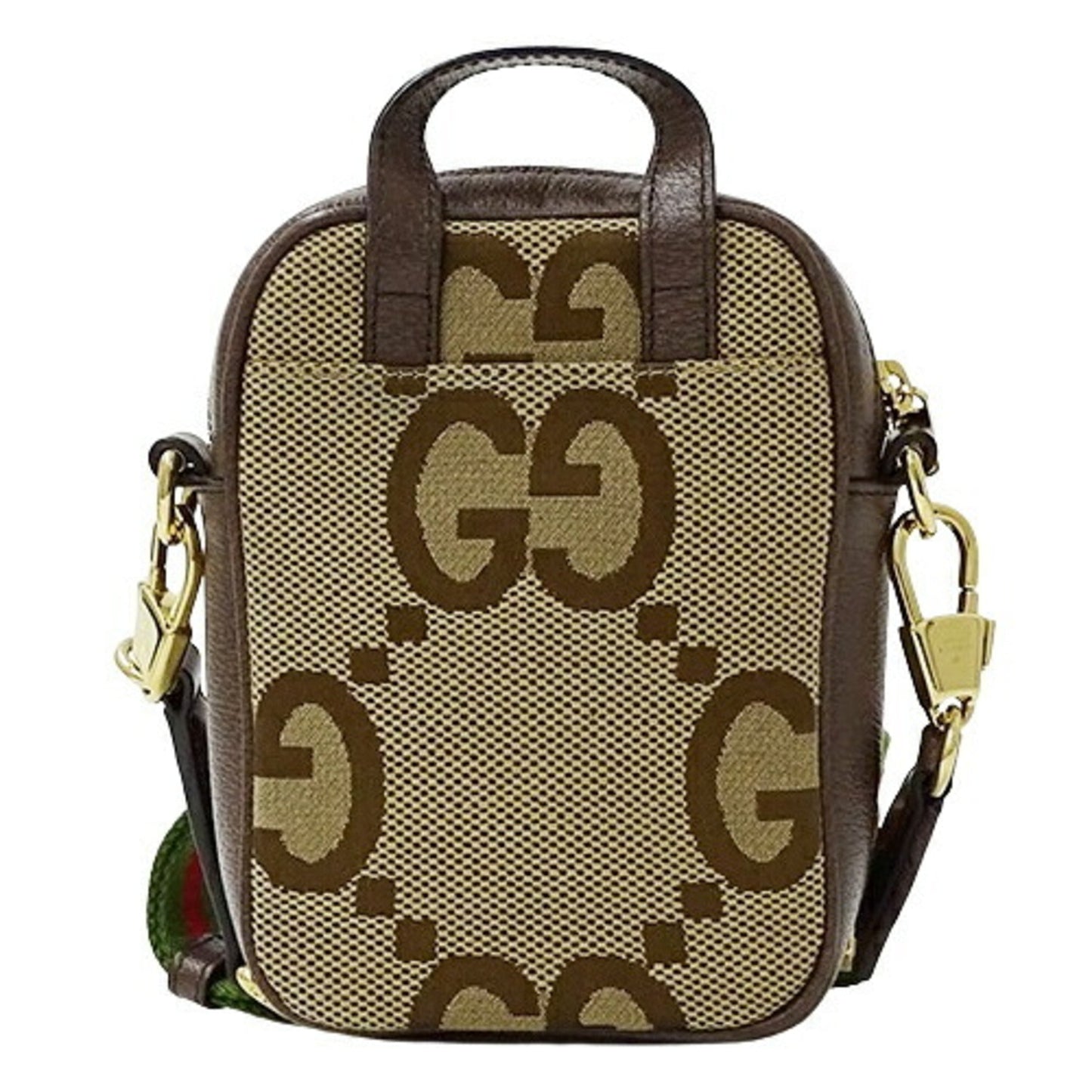 Gucci Beige Brown Gg Canvas Shoulder Bag