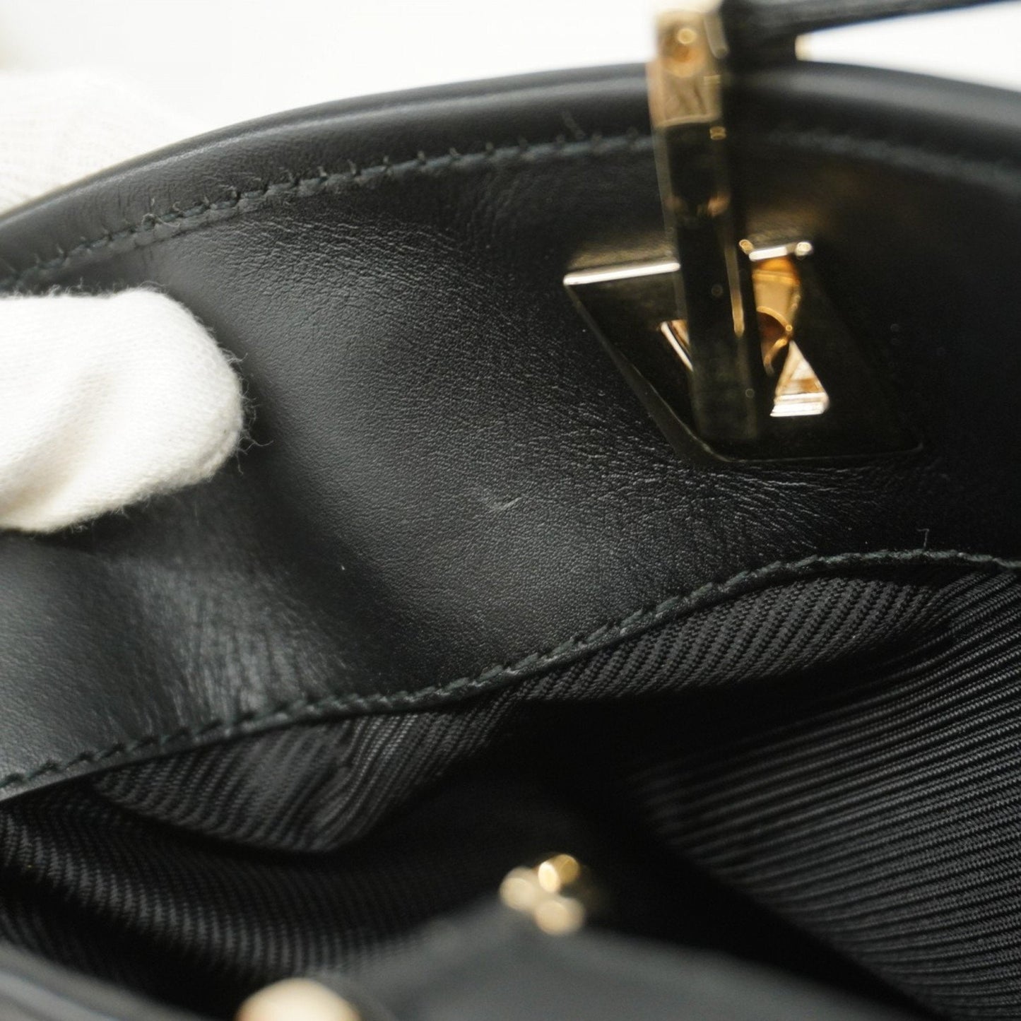 Gucci Black Canvas Tote Bag