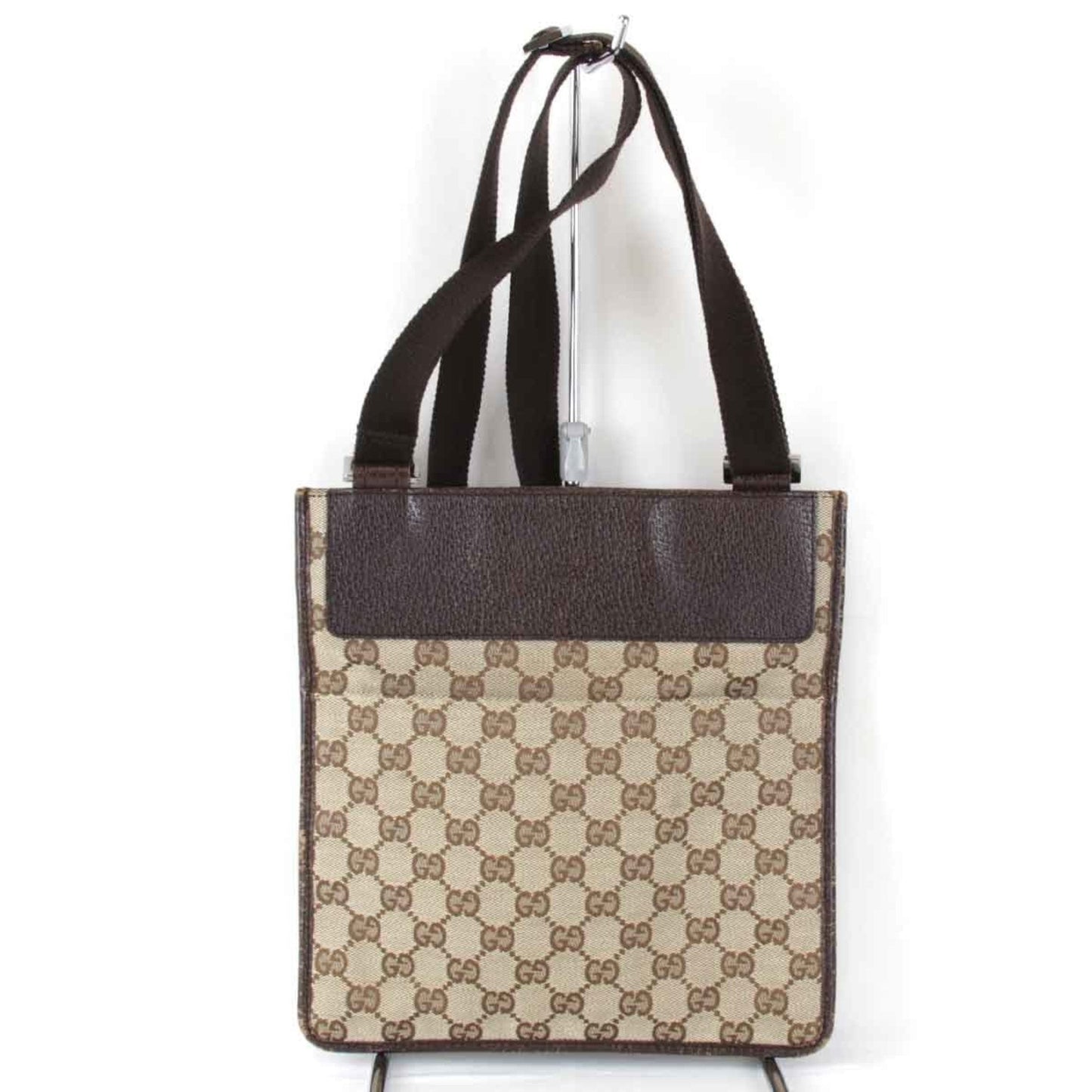 Gucci Gg Canvas Brown Gg Canvas Shoulder Bag ()