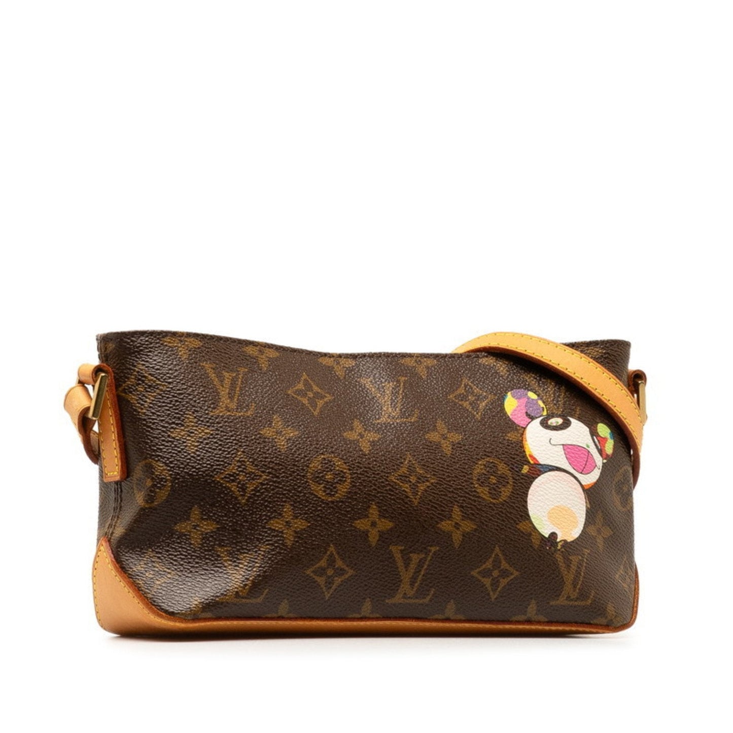Louis Vuitton Brown Pvc Leather Shoulder Bag