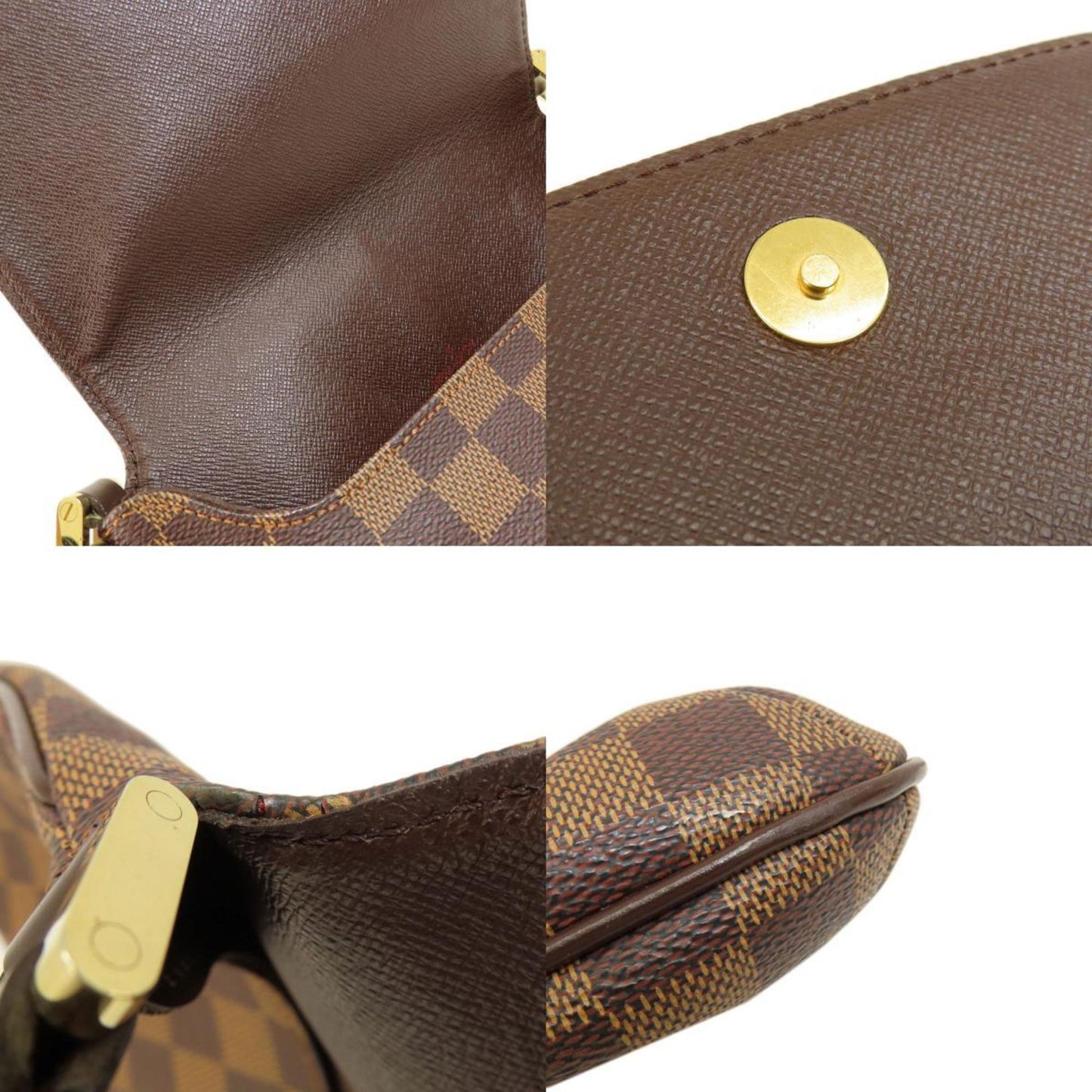 Louis Vuitton Damier Damier Canvas Ebene Damier Canvas Shoulder Bag