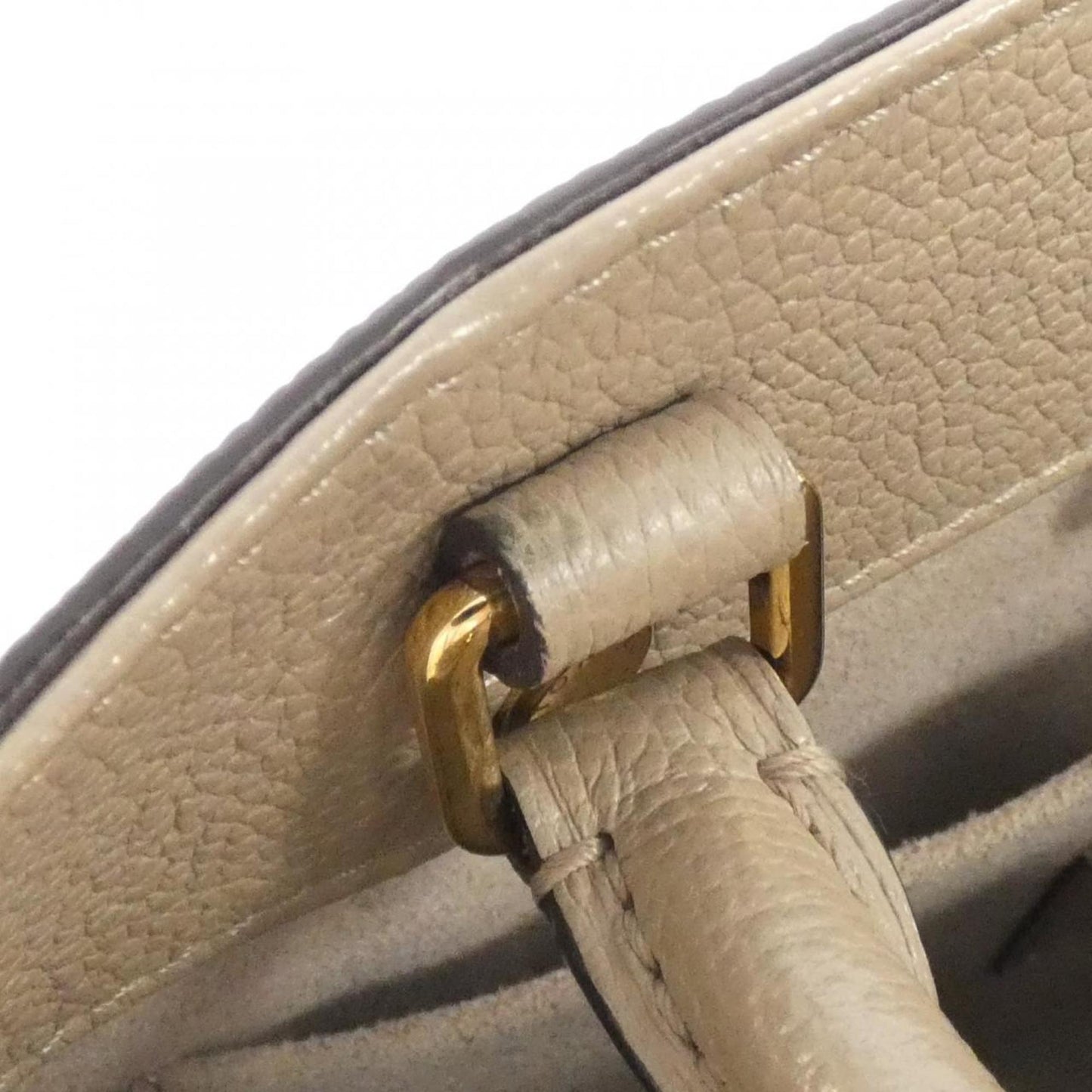 Louis Vuitton Tourterelle Leather Handbag Shoulder Bag