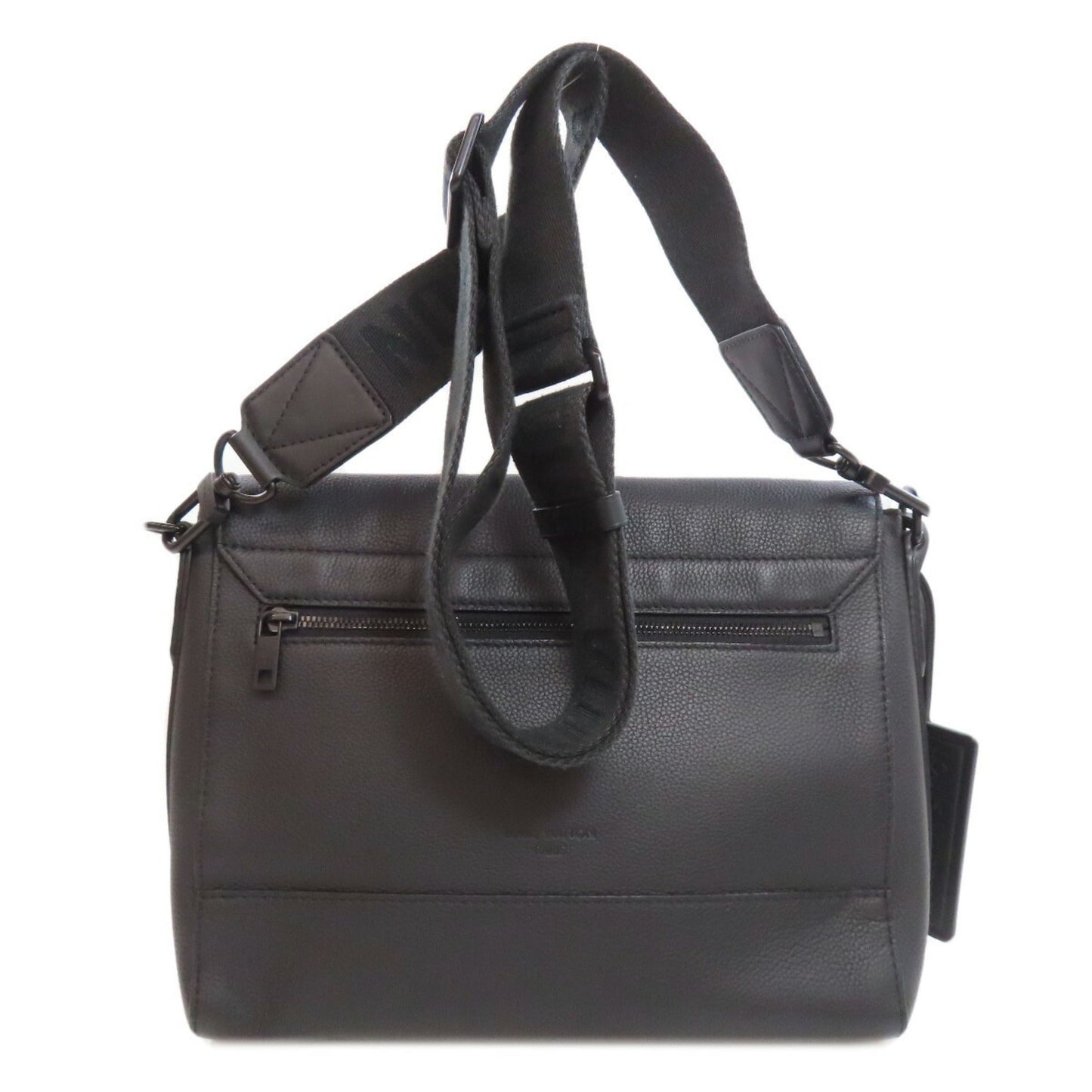 Louis Vuitton Black Leather Shoulder Bag