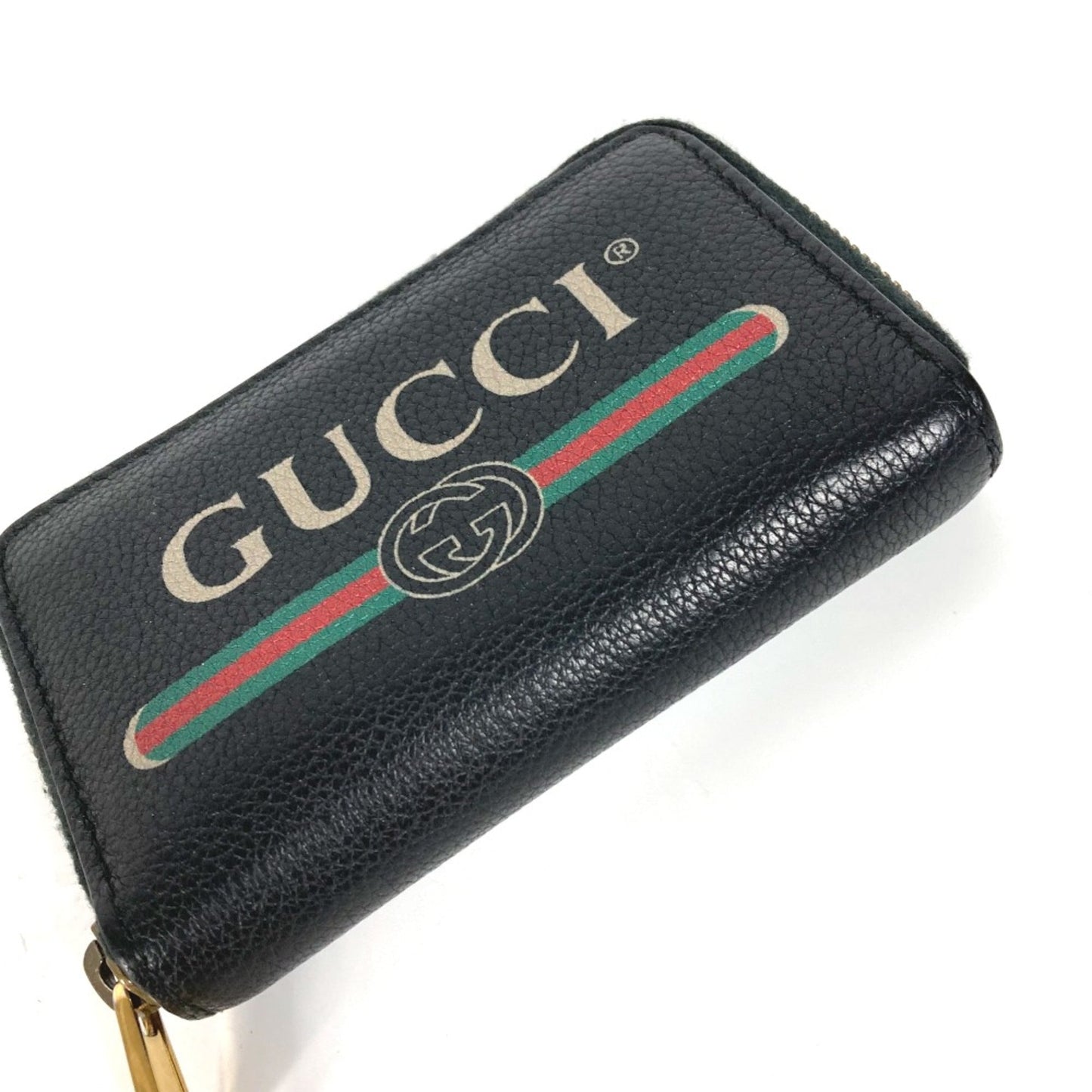 Gucci Black Leather Coin Purse/Coin Case