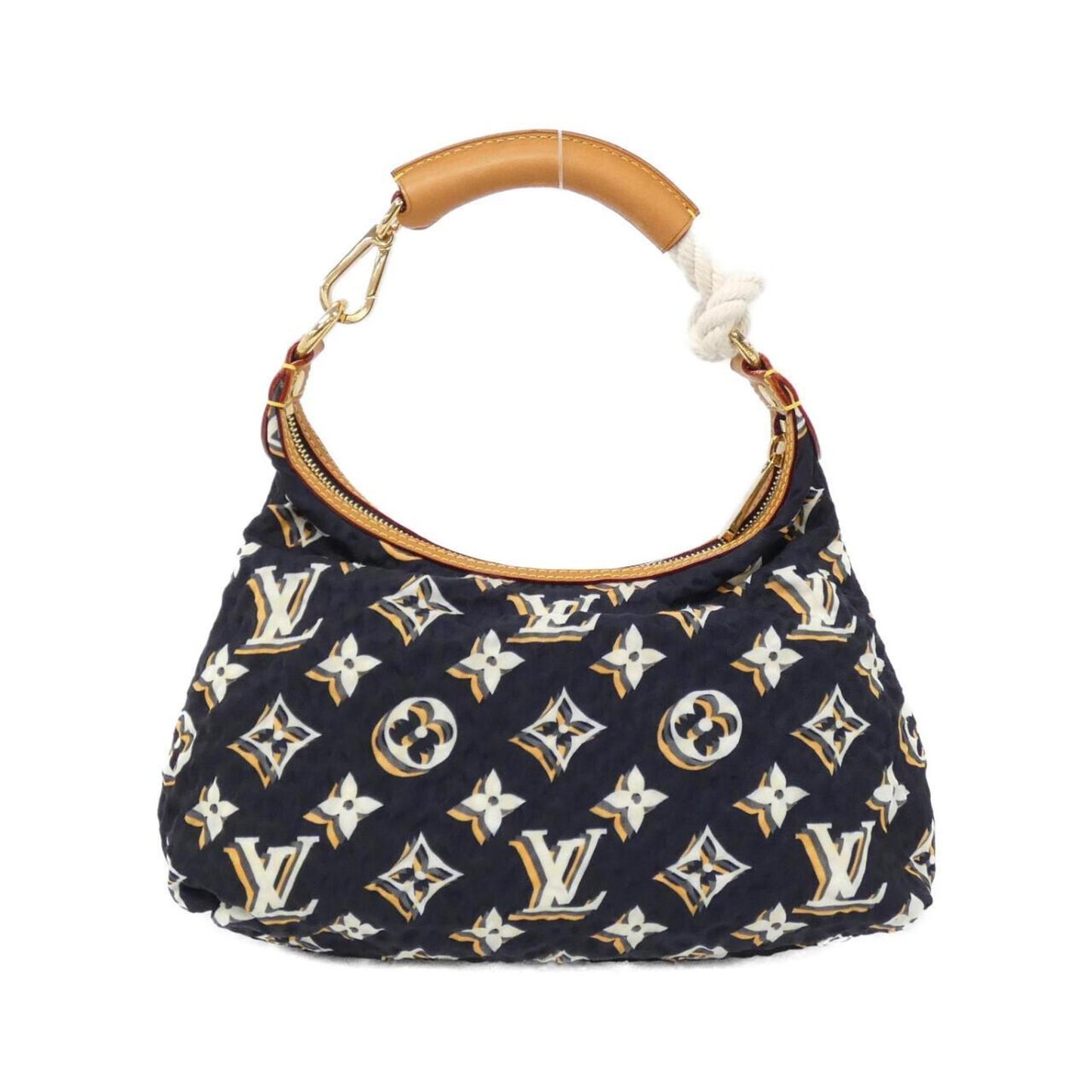 Louis Vuitton Black Blue Marine Nylon Shoulder Bag