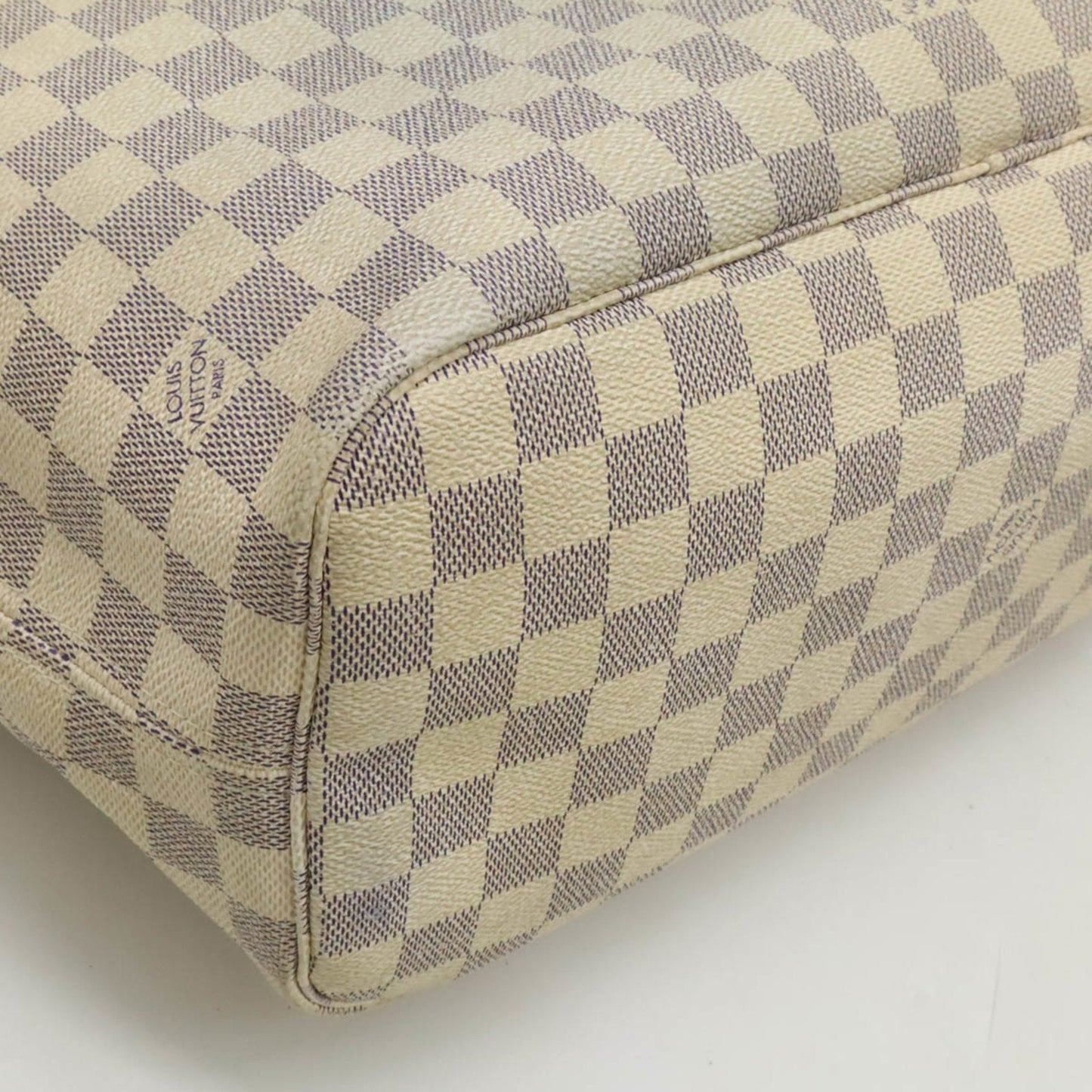 Louis Vuitton Damier Azur Ivory Damier Azur Shoulder Bag Tote Bag