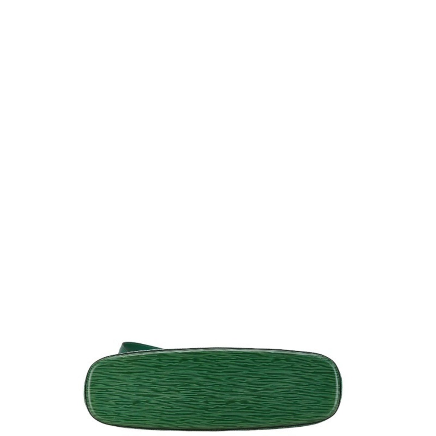 Louis Vuitton Borneo Green Leather Shoulder Bag Tote Bag