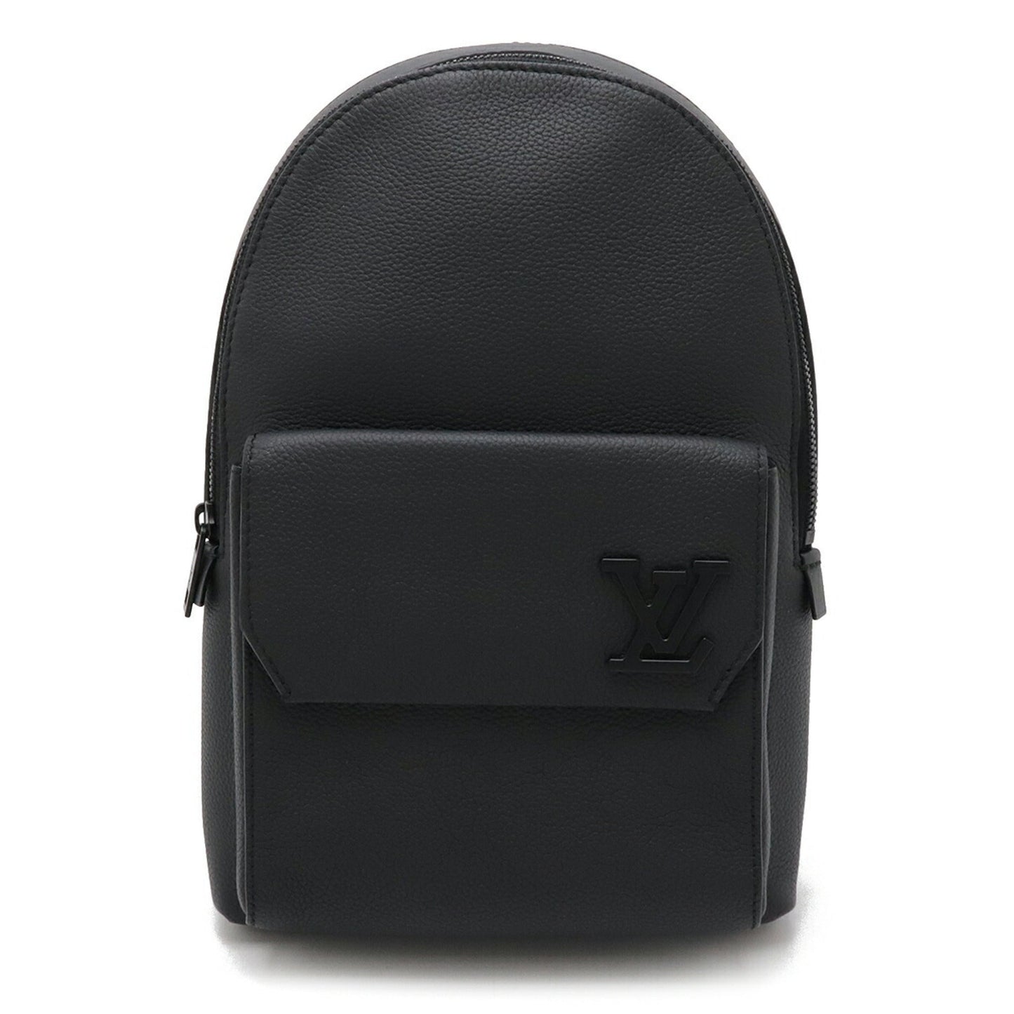 Louis Vuitton Black Noir Leather Shoulder Bag Sling Bag ()