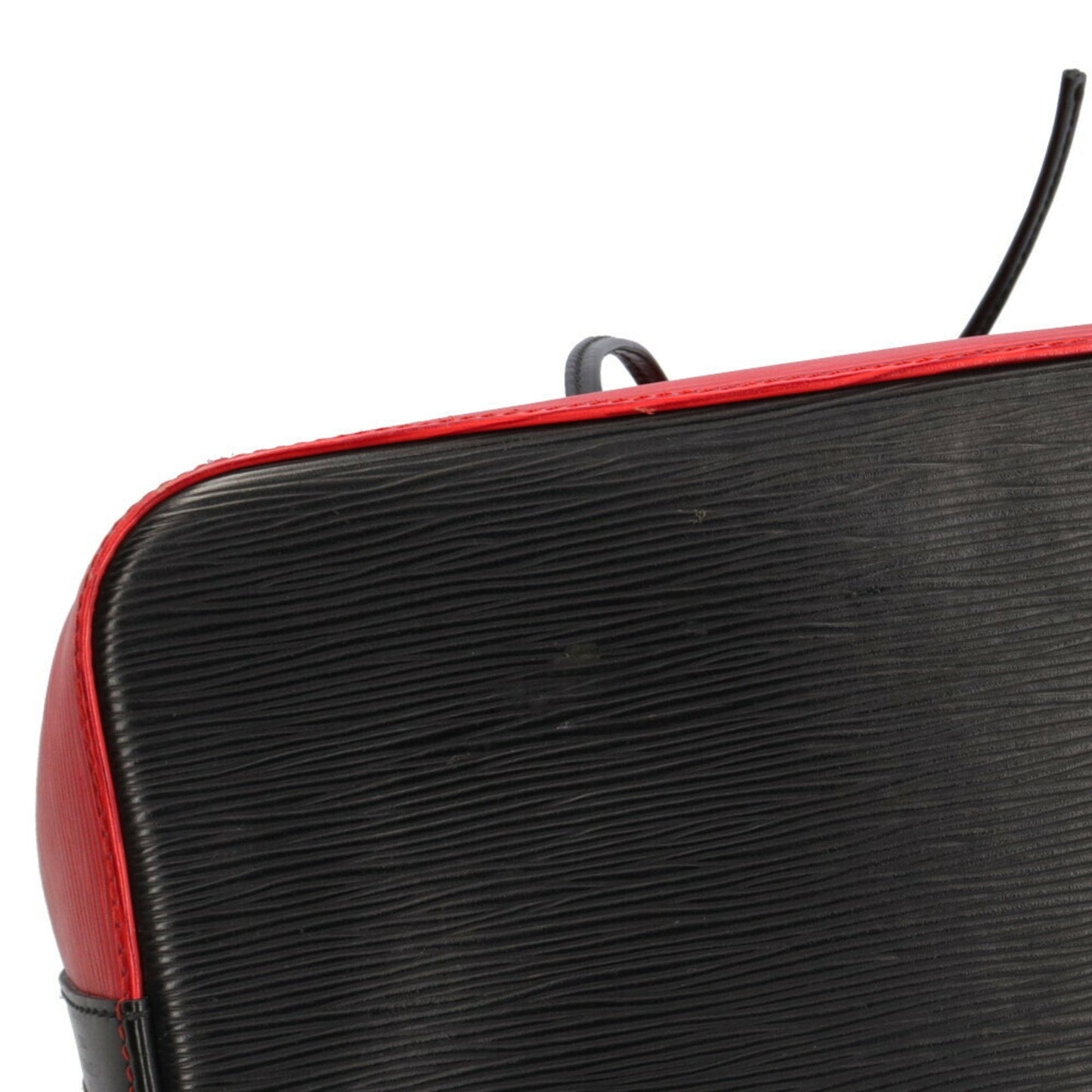 Louis Vuitton Black Red Color Epi Leather Shoulder Bag