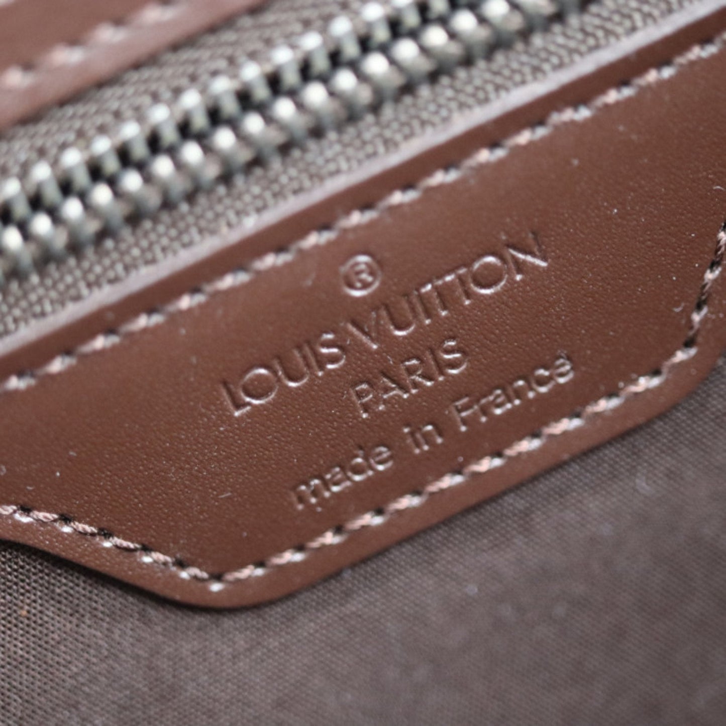 Louis Vuitton Moka Epi Leather Handbag Shopping Bag Shoulder Bag Tote Bag