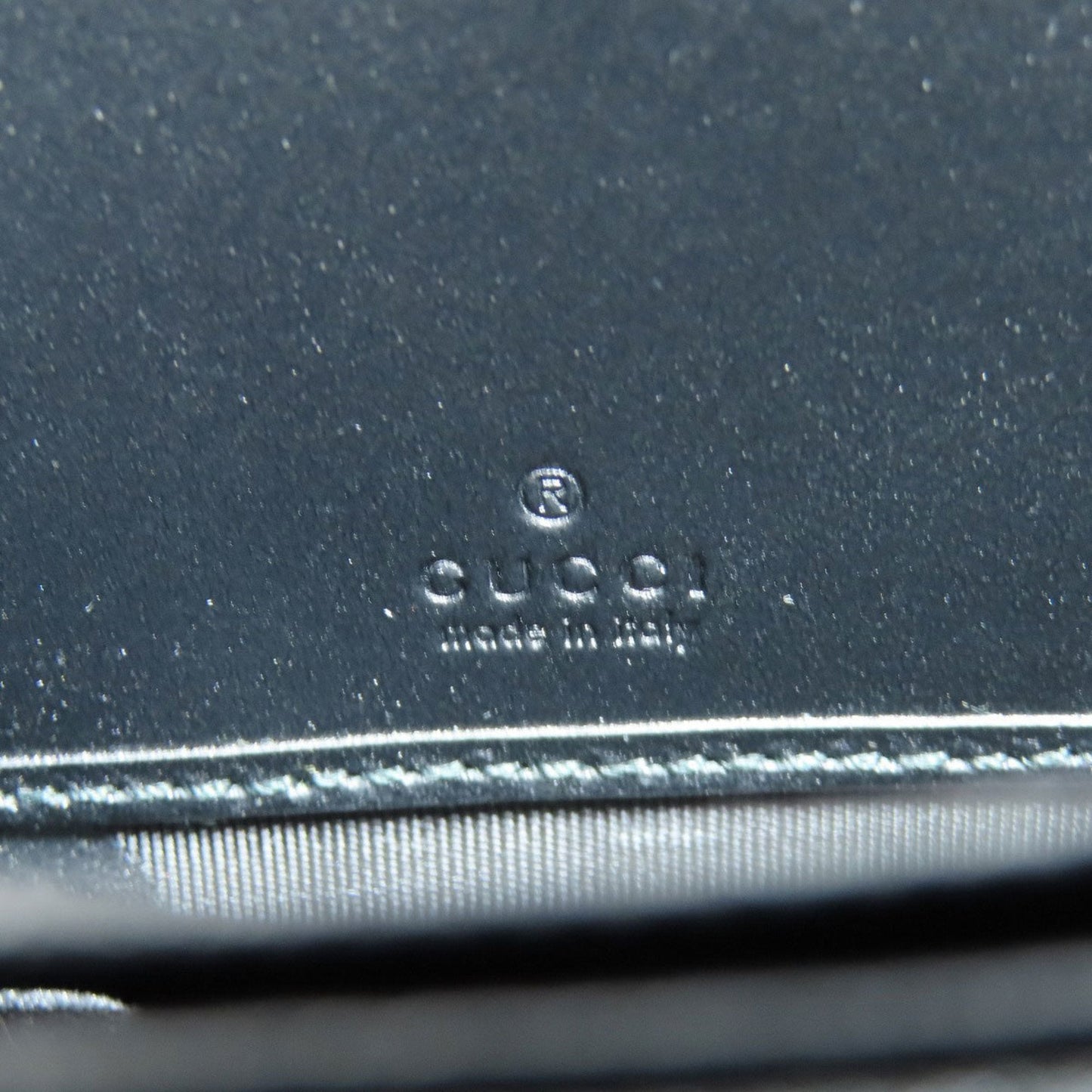 Gucci Black Leather Coin Purse/Coin Case