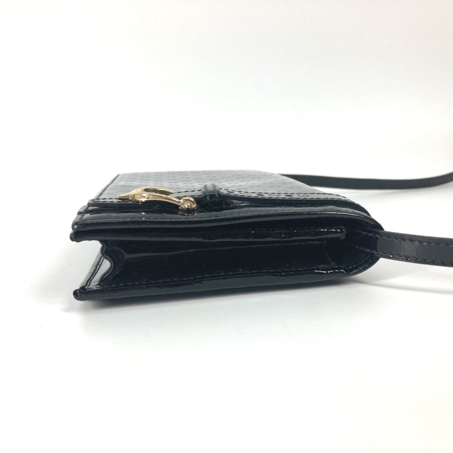 Gucci Black Patent Leather Shoulder Bag