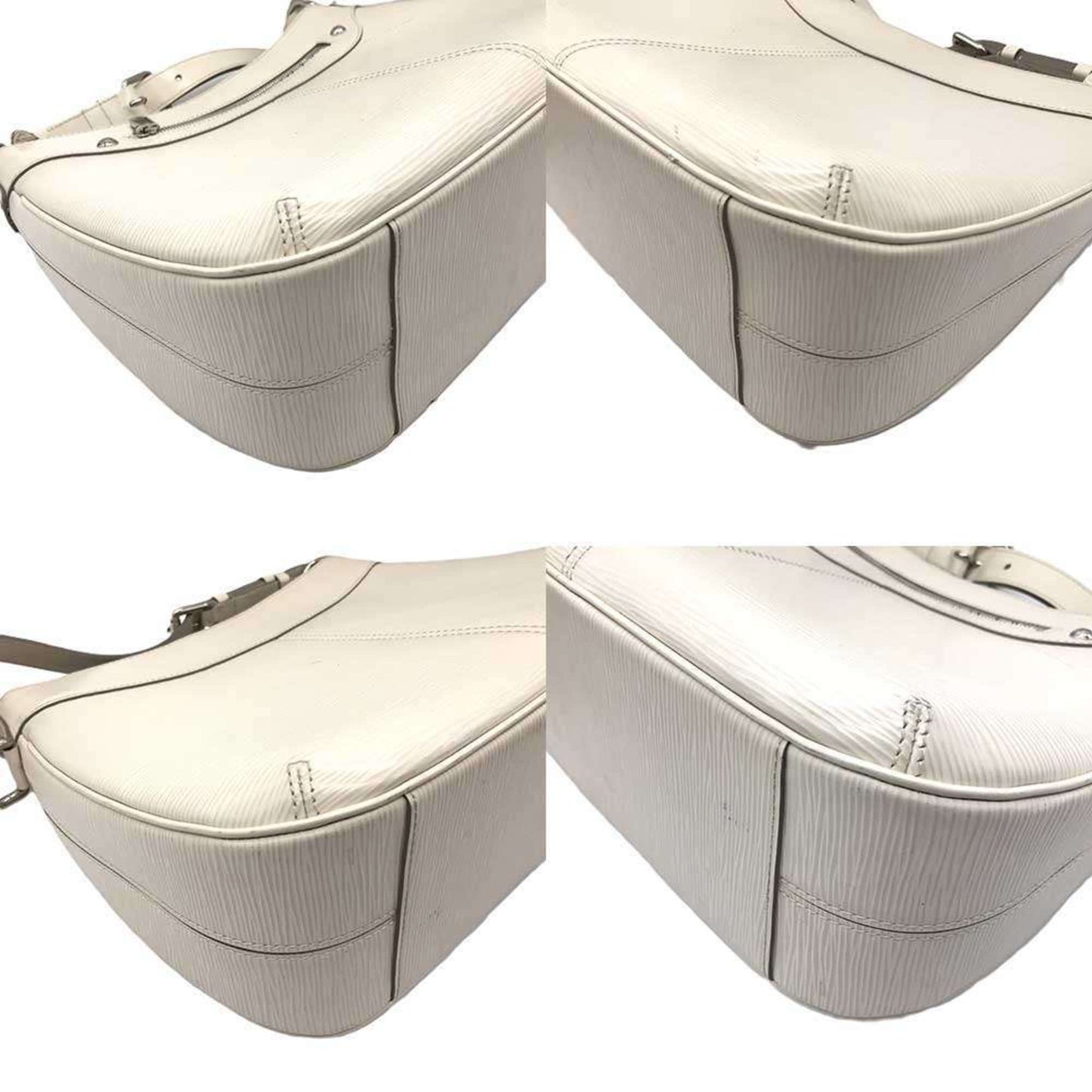 Louis Vuitton Ivory White Epi Leather Handbag Shoulder Bag