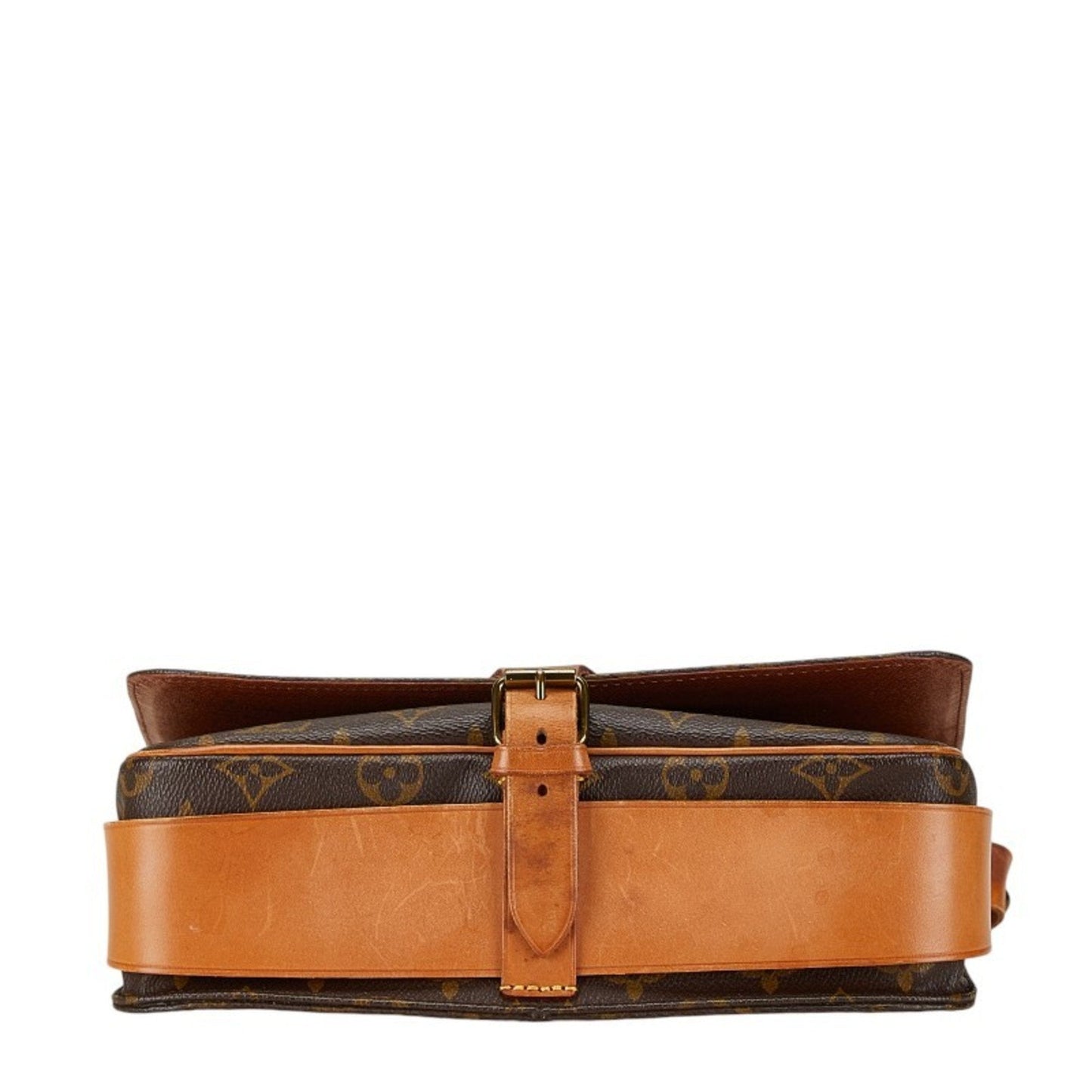 Louis Vuitton Brown Pvc Leather Shoulder Bag