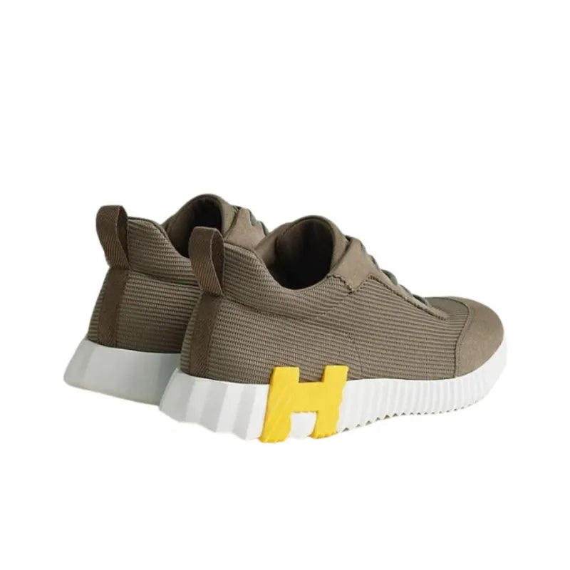 Hermes Bouncing Sneaker Khaki Yellow