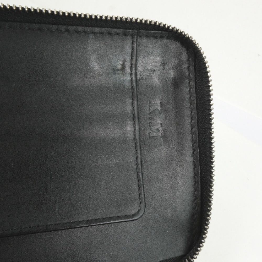 Louis Vuitton Zippy Organizer Black Leather Wallet