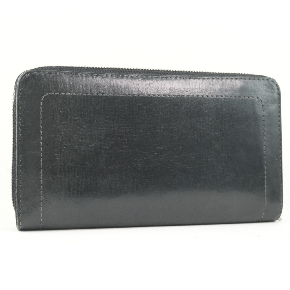 Louis Vuitton Zippy Organizer Black Leather Wallet