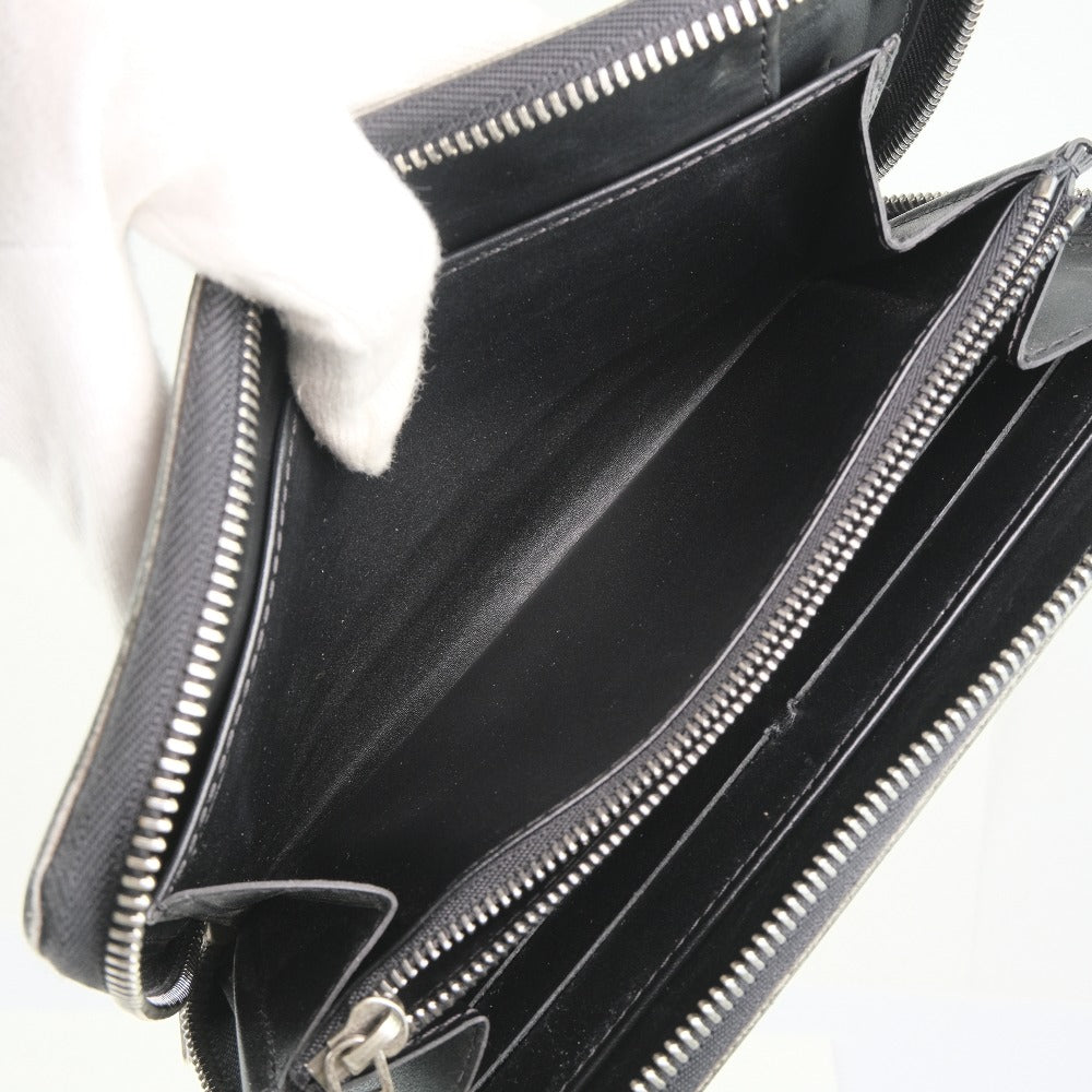 Louis Vuitton Zippy Organizer Black Leather Wallet