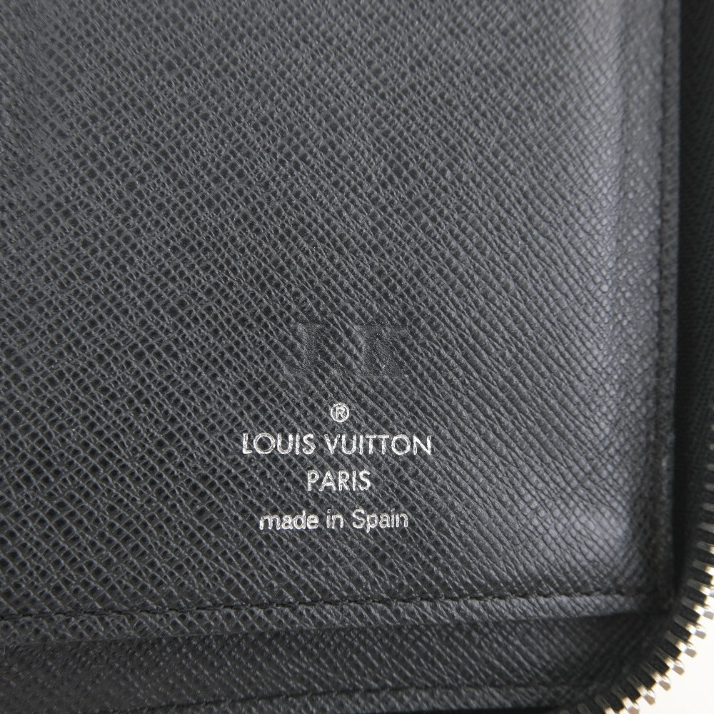 Louis Vuitton Zippy Wallet Vertical Black Leather Wallet
