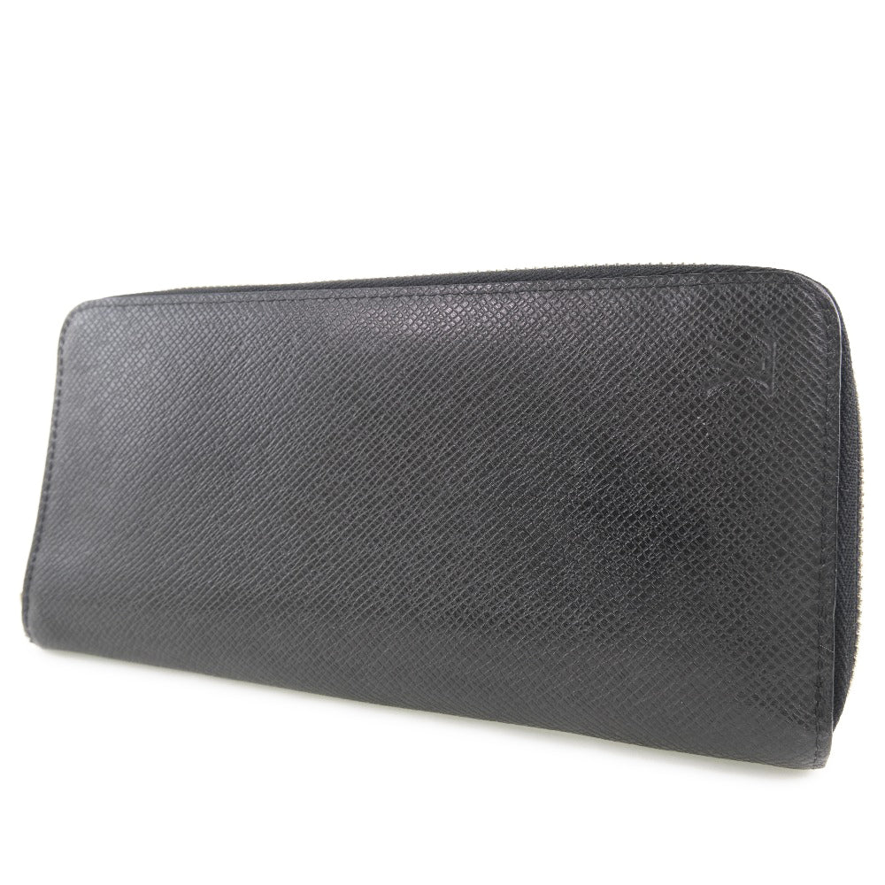 Louis Vuitton Zippy Wallet Vertical Black Leather Wallet