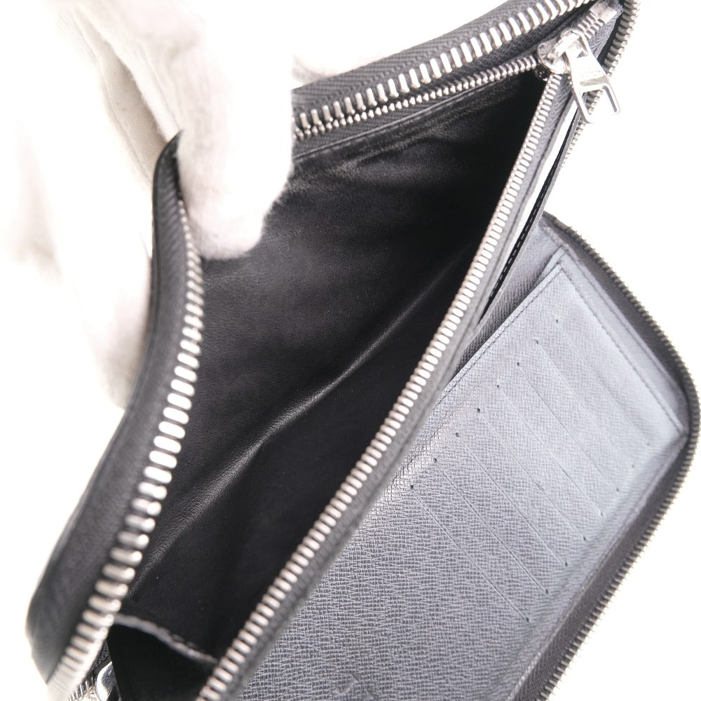 Louis Vuitton Zippy Wallet Vertical Black Leather Wallet